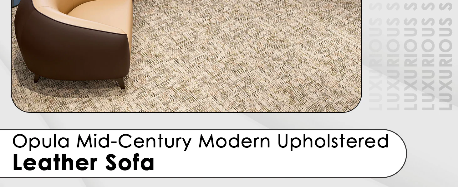 Opula Collection Sofa Set, 2 Single Seaters, and 3 seater In Brown