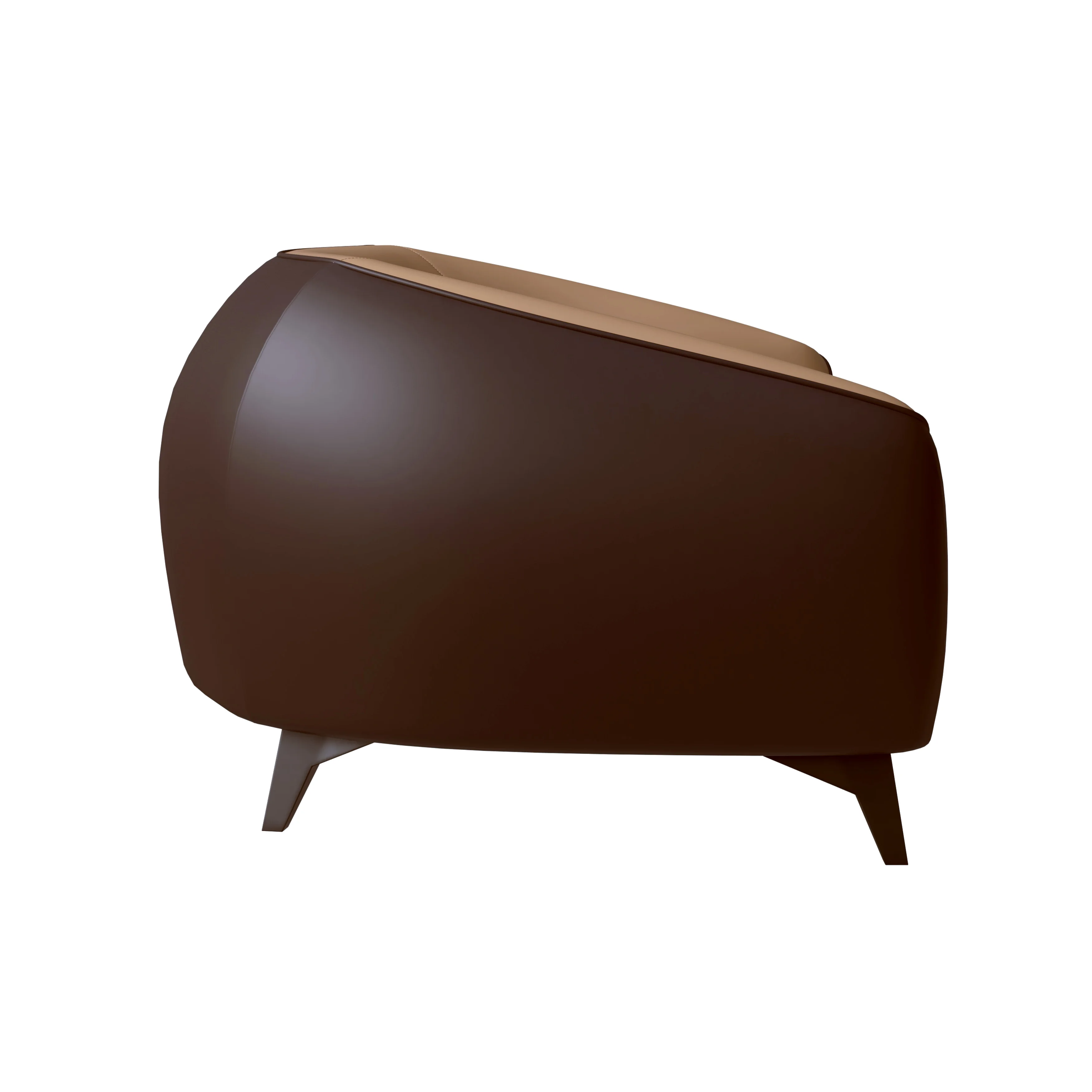 Opula Collection Single Seater Sofa In Brown