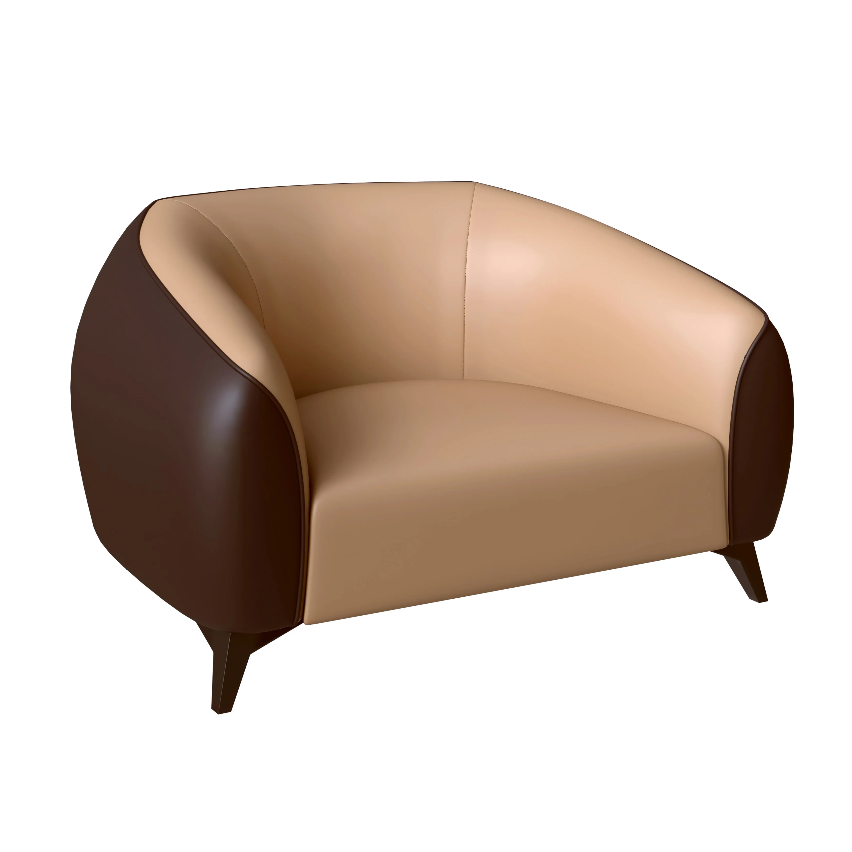 Opula Collection Single Seater Sofa In Brown