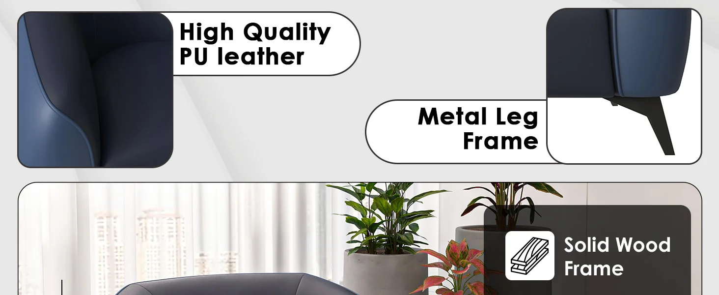 Opula Collection Single Seater Sofa In Blue