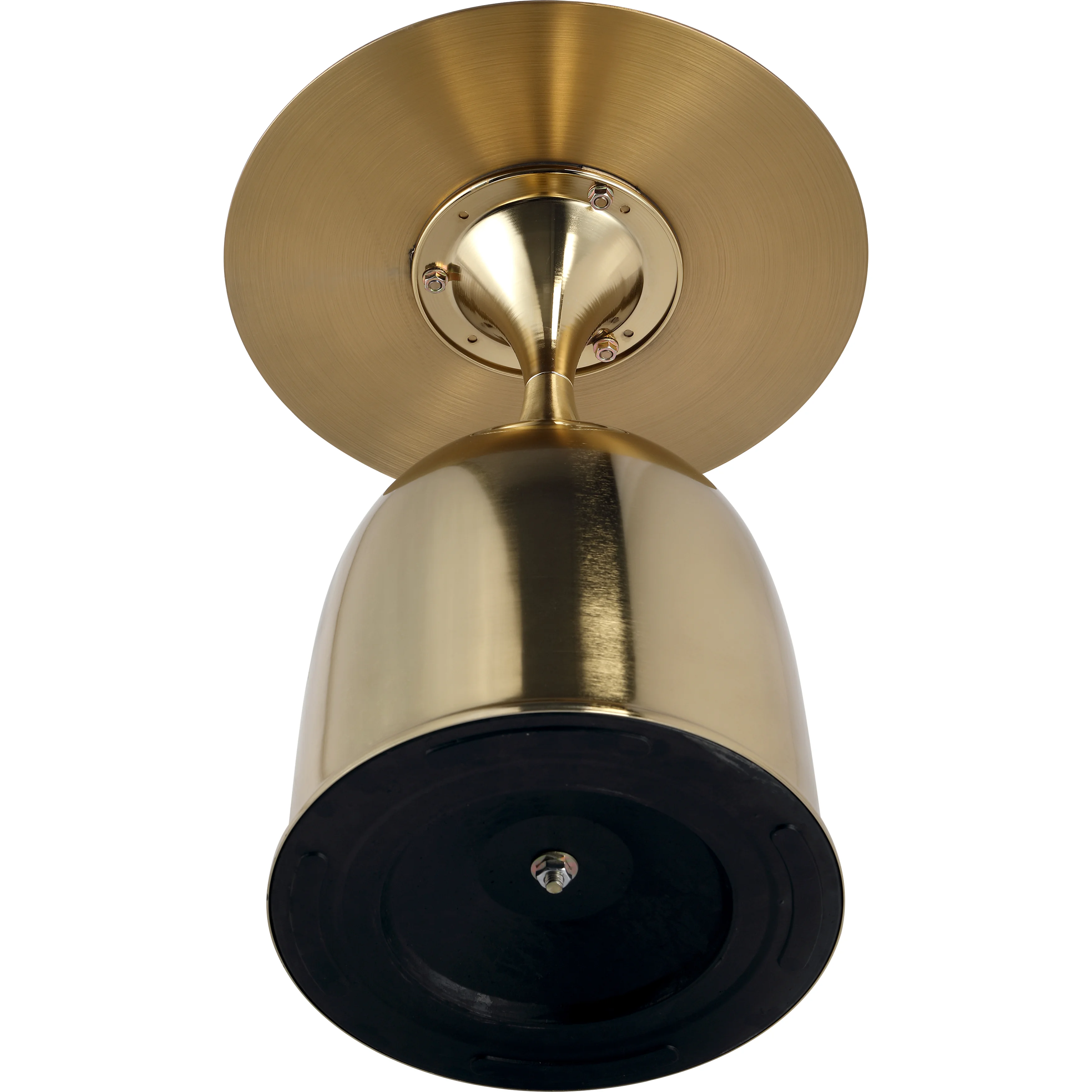 Oslo Collection Modern End Table In Gold