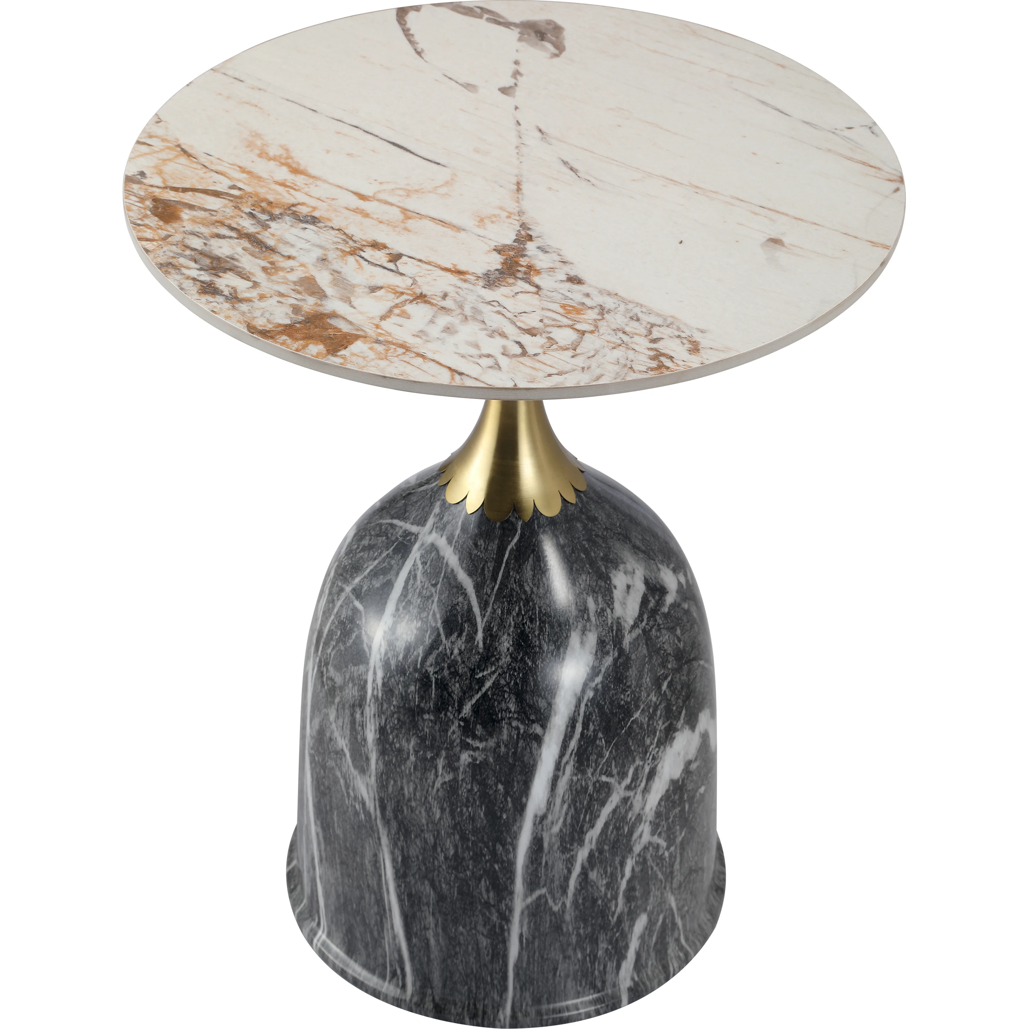 Oslo Collection Modern End Table In Grey