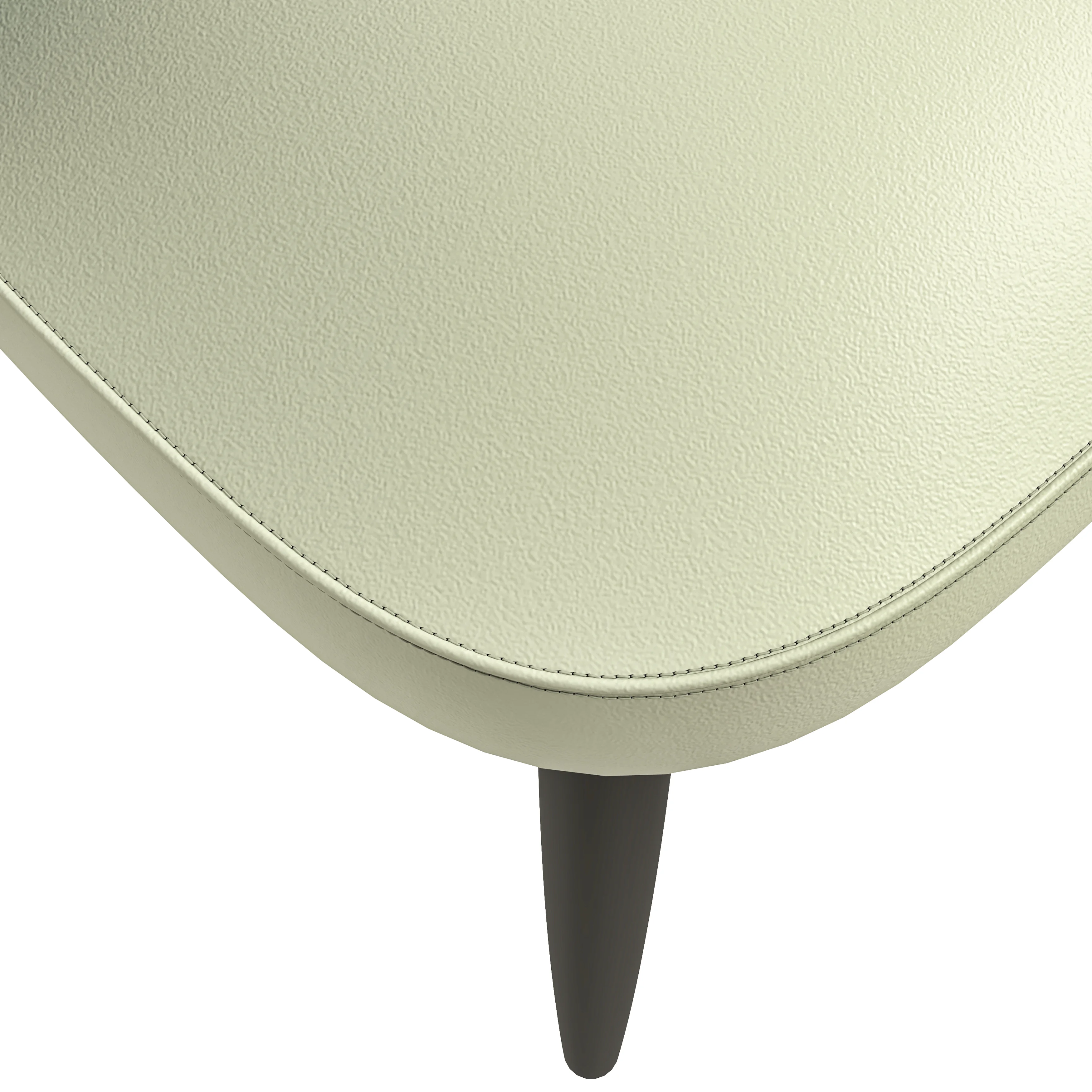 Paradiso Collection Modern Dining Seat in Blue with White Seat Set of 2