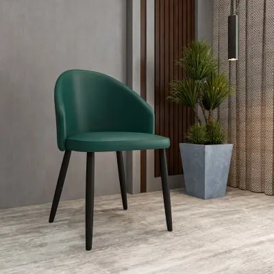 Paradiso Collection Modern Dining Seat in Green