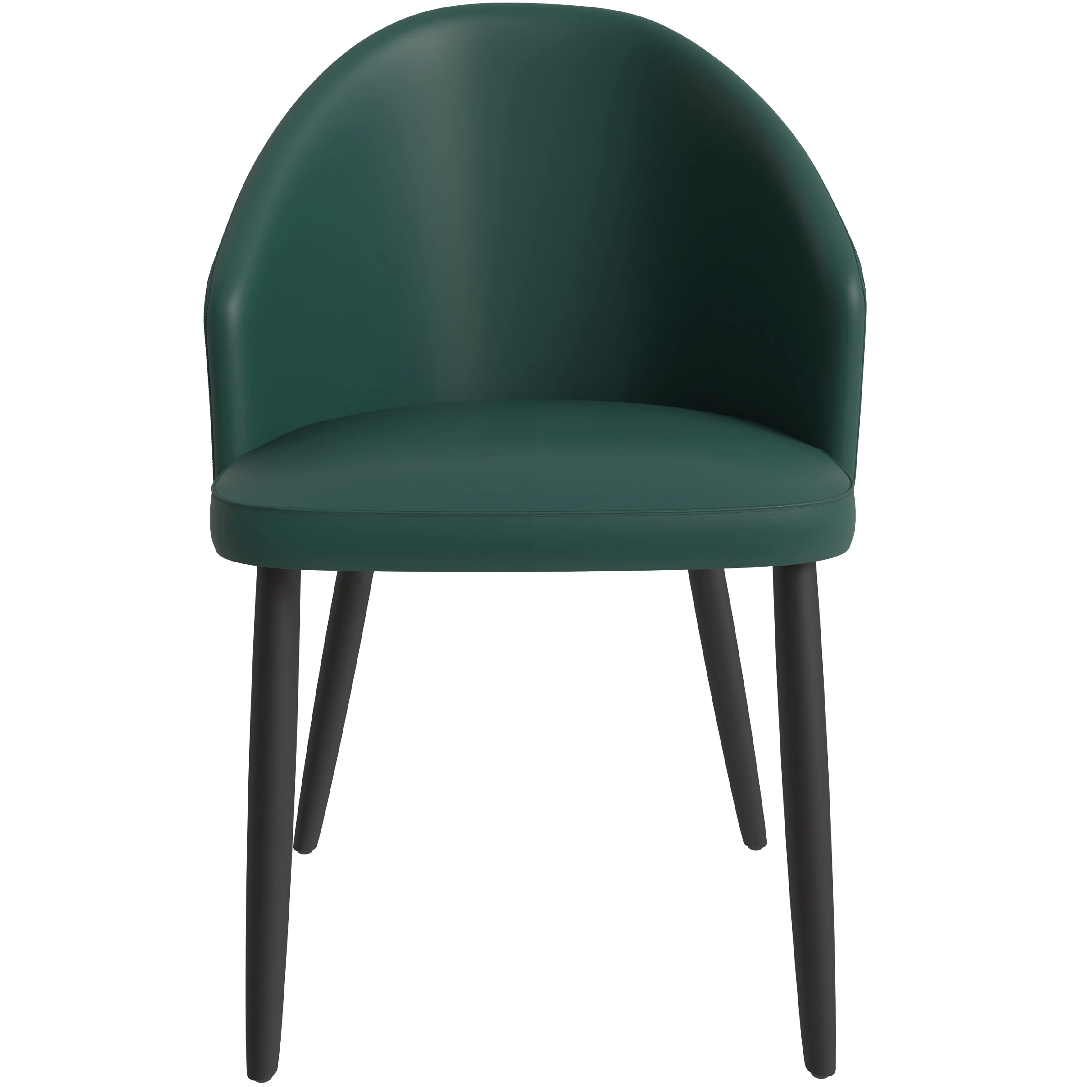 Paradiso Collection Modern Dining Seat in Green Set of 2