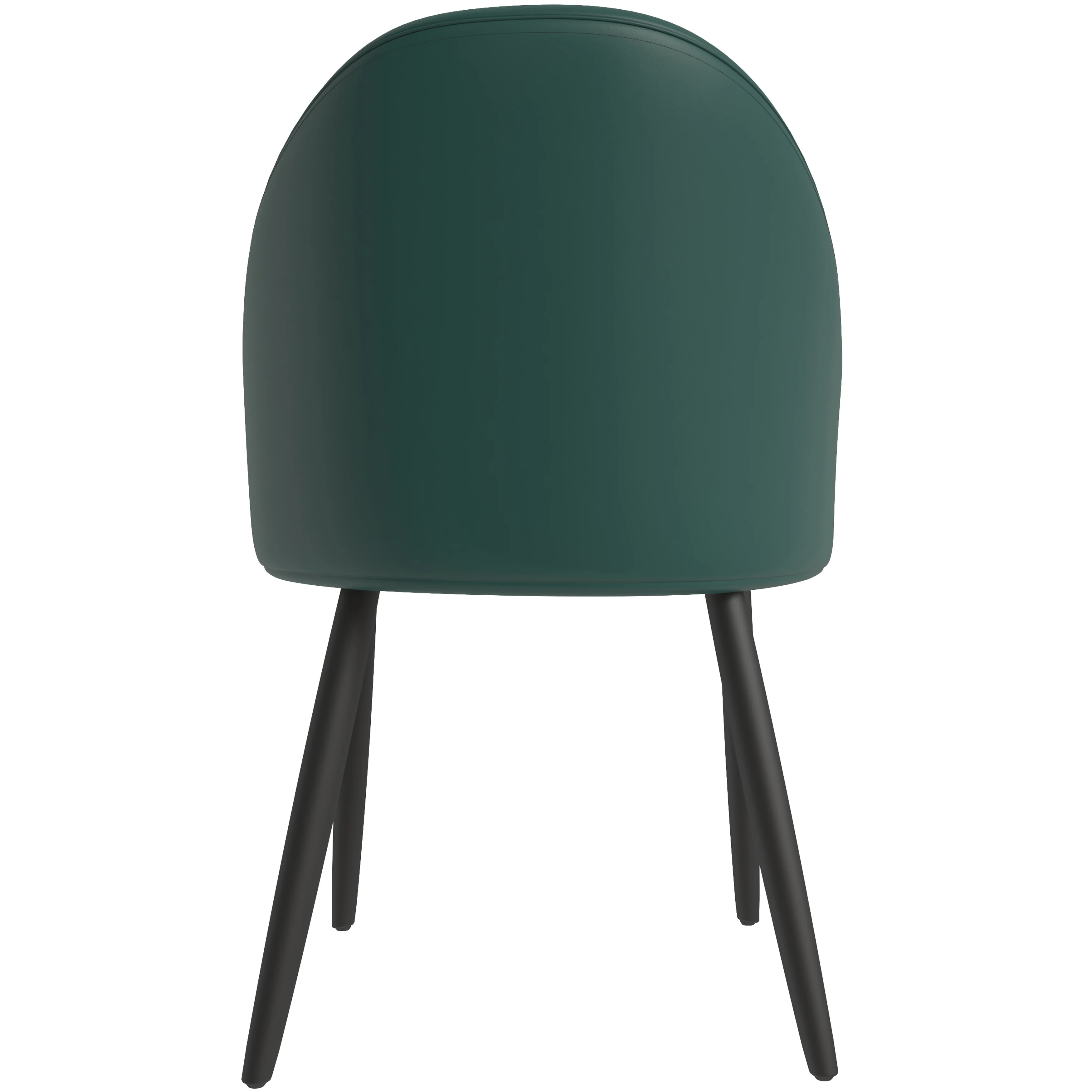 Paradiso Collection Modern Dining Seat in Green Set of 4