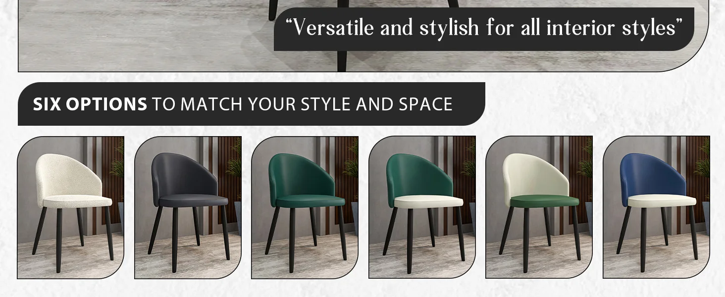 Paradiso Collection Modern Dining Seat in Green Set of 4
