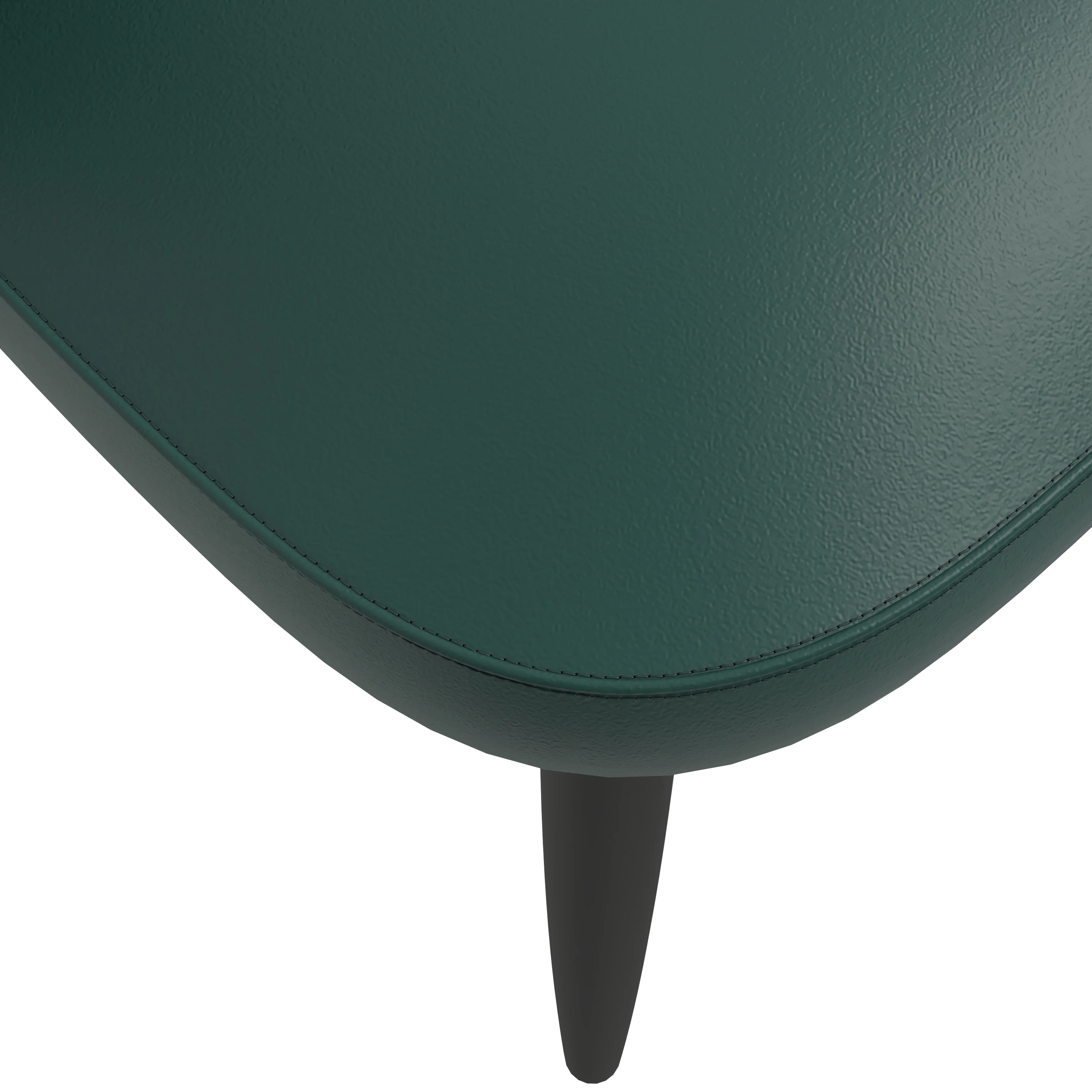 Paradiso Collection Modern Dining Seat in Green Set of 4