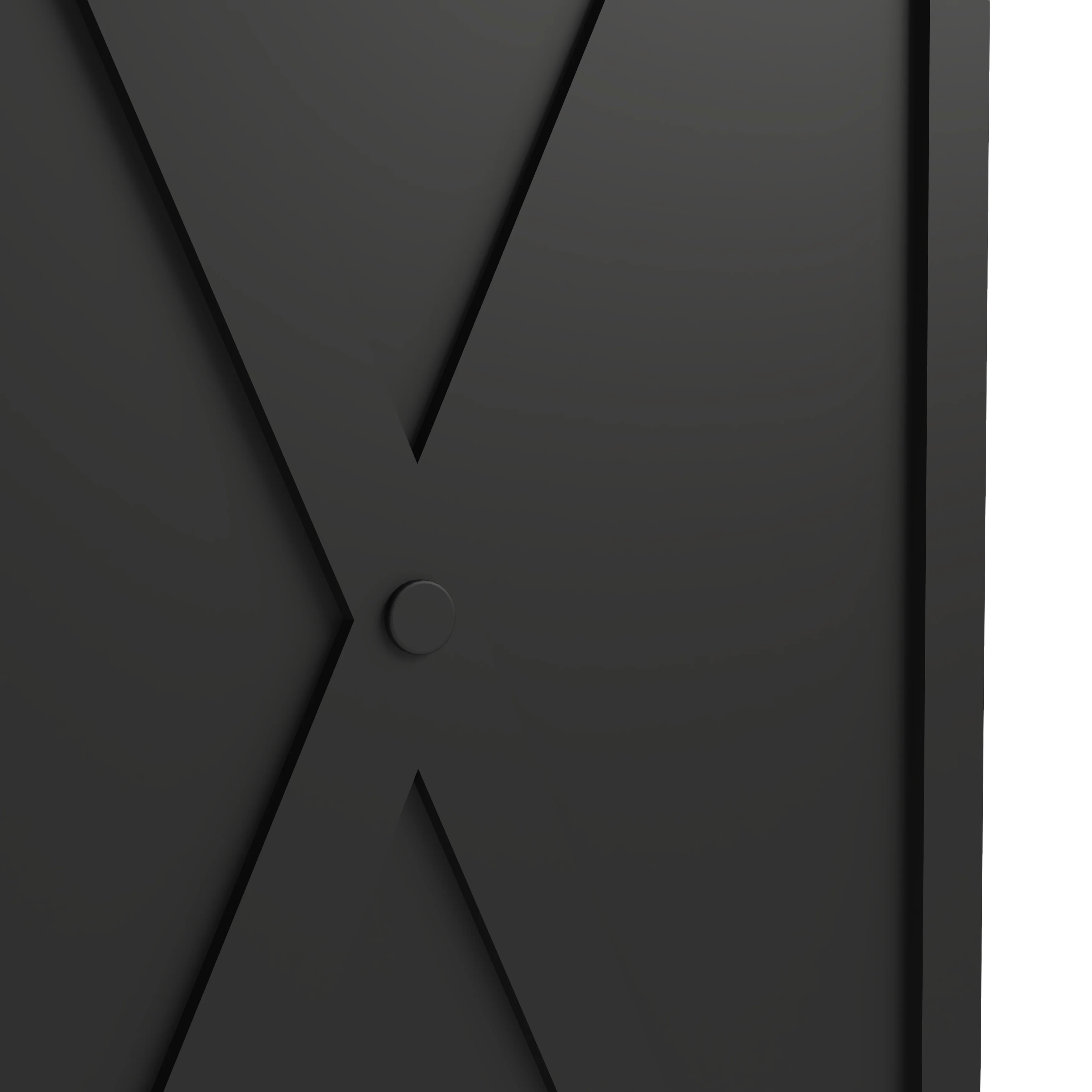 Papyrus Series Rectangle Fiber Stone Planter in Black 14.2 x 14.2, 29 High