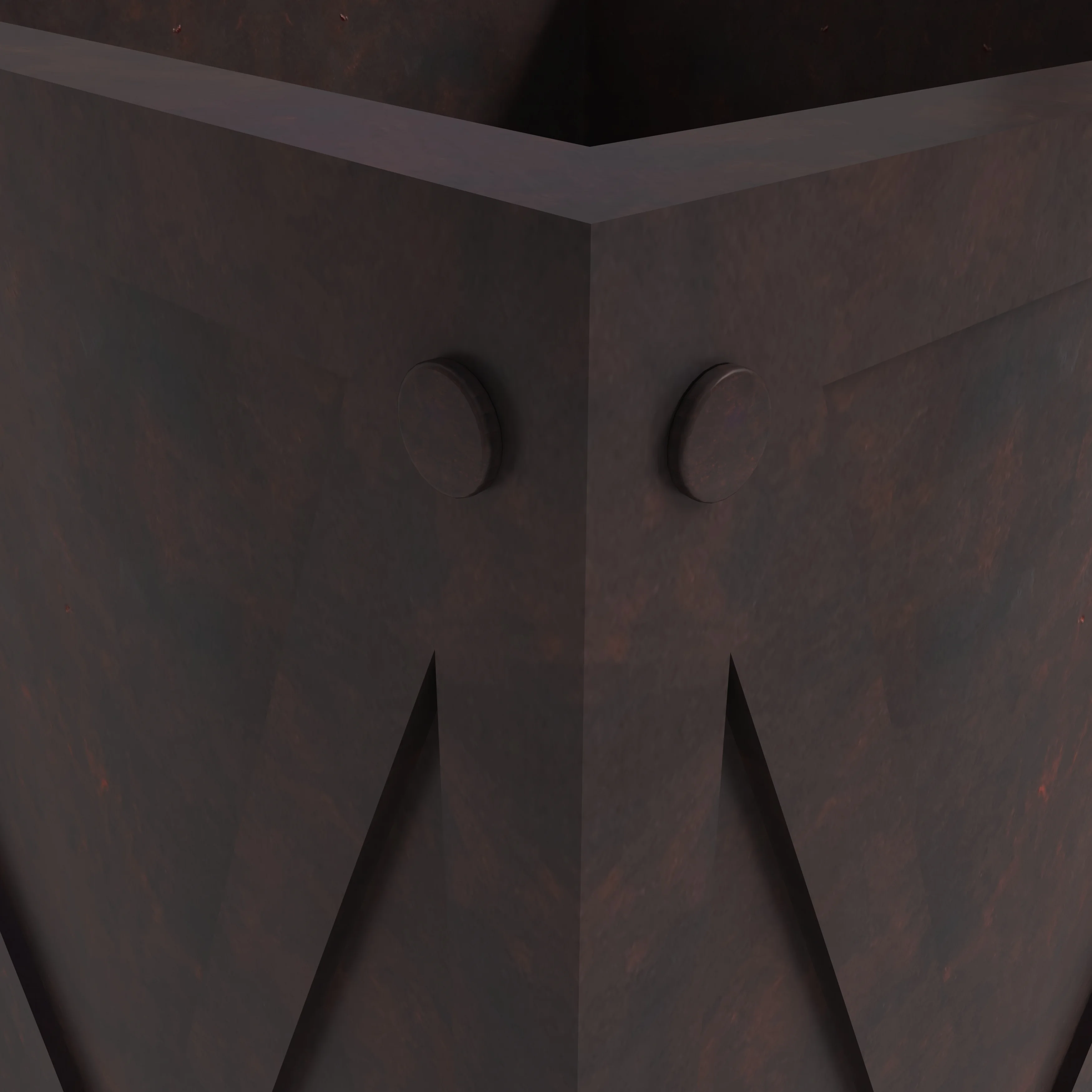 Papyrus Series Rectangle Fiber Stone Planter in Brown 14.2 x 14.2, 29 High