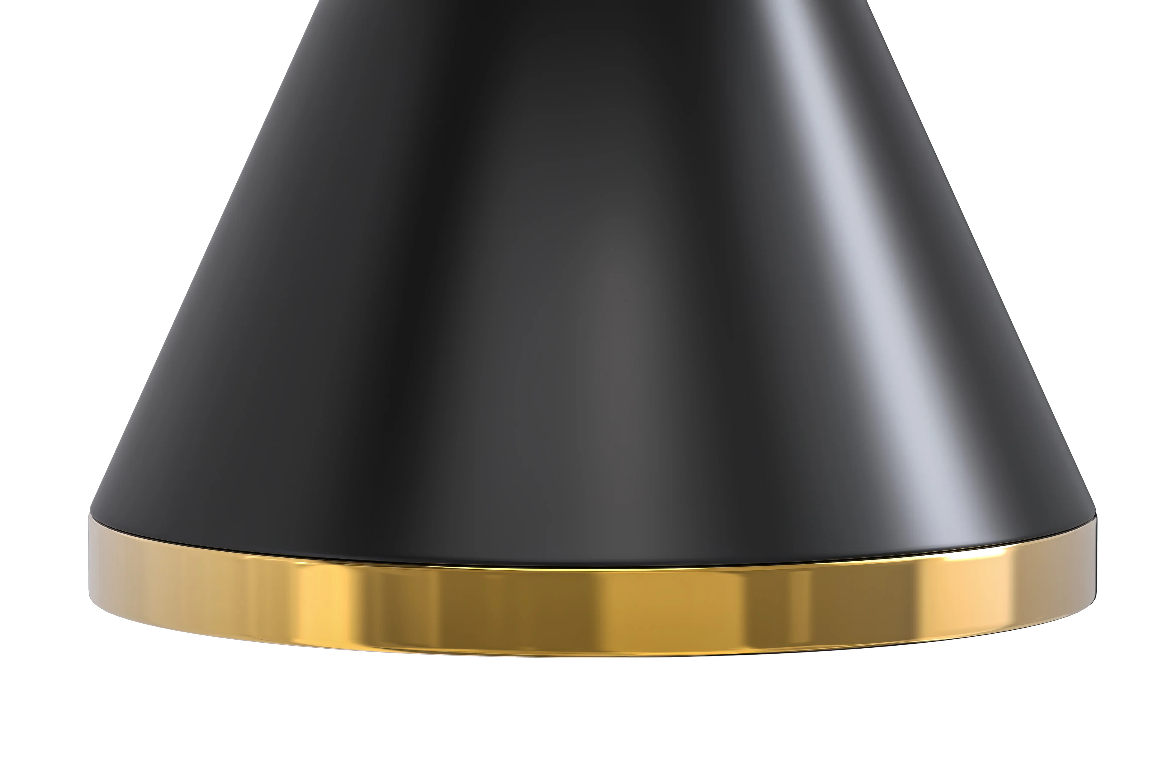 Qorvus Series Round Dining Table Black\Gold Base with 60 Round BLack Glass Top