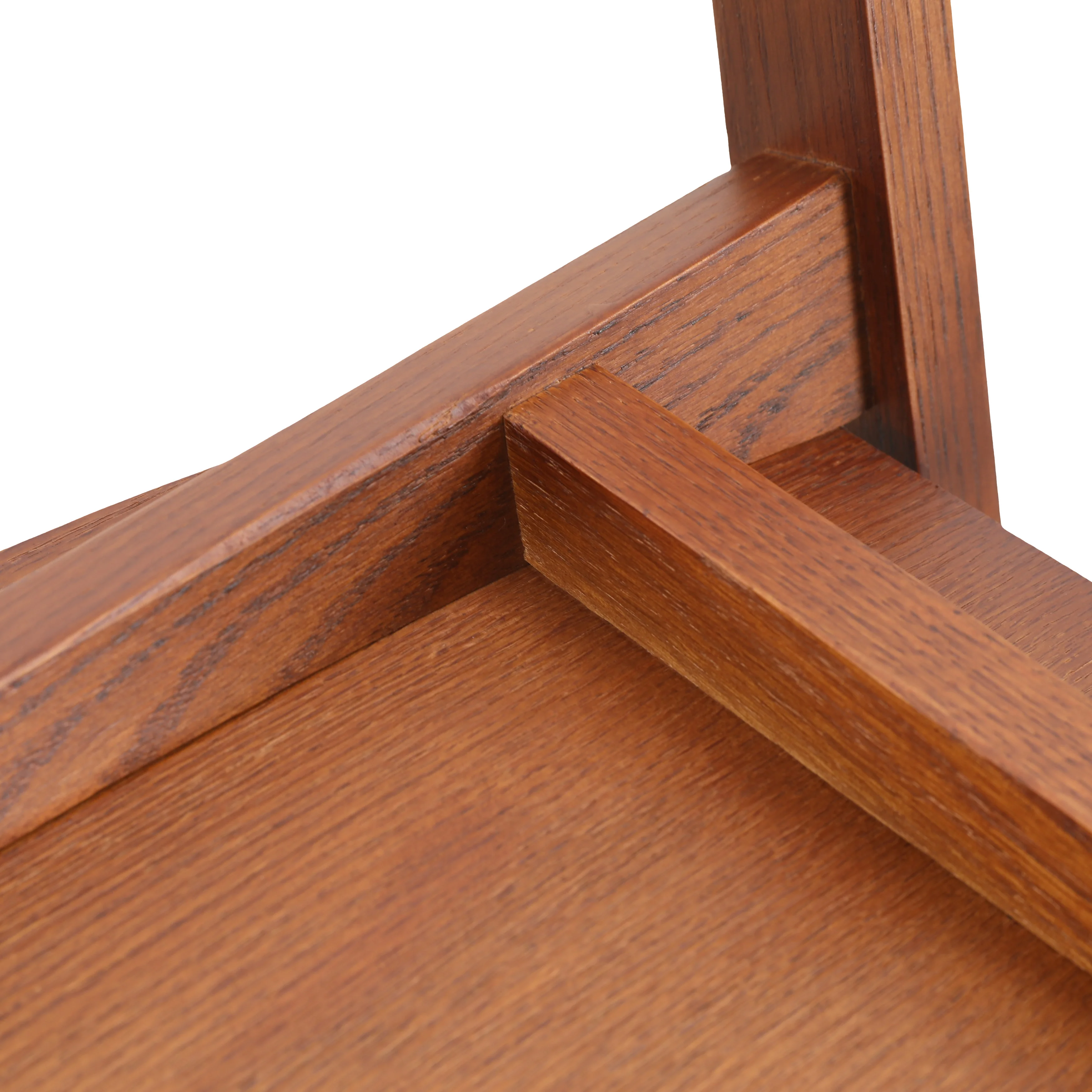 Rivo Collection Elegant Dining Chair in Dark Natural Wood