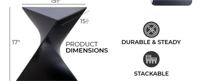 Randolph Modern Side Table Set of 4