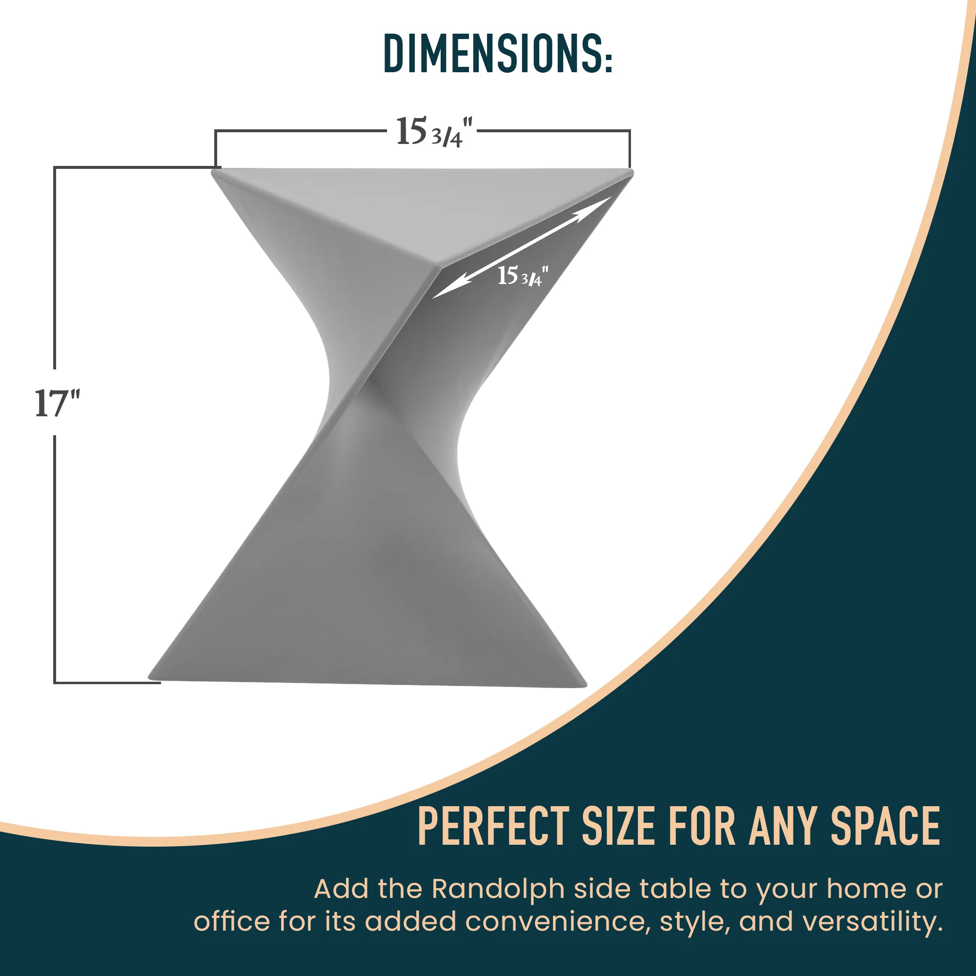 Randolph Modern Side Table Set of 2