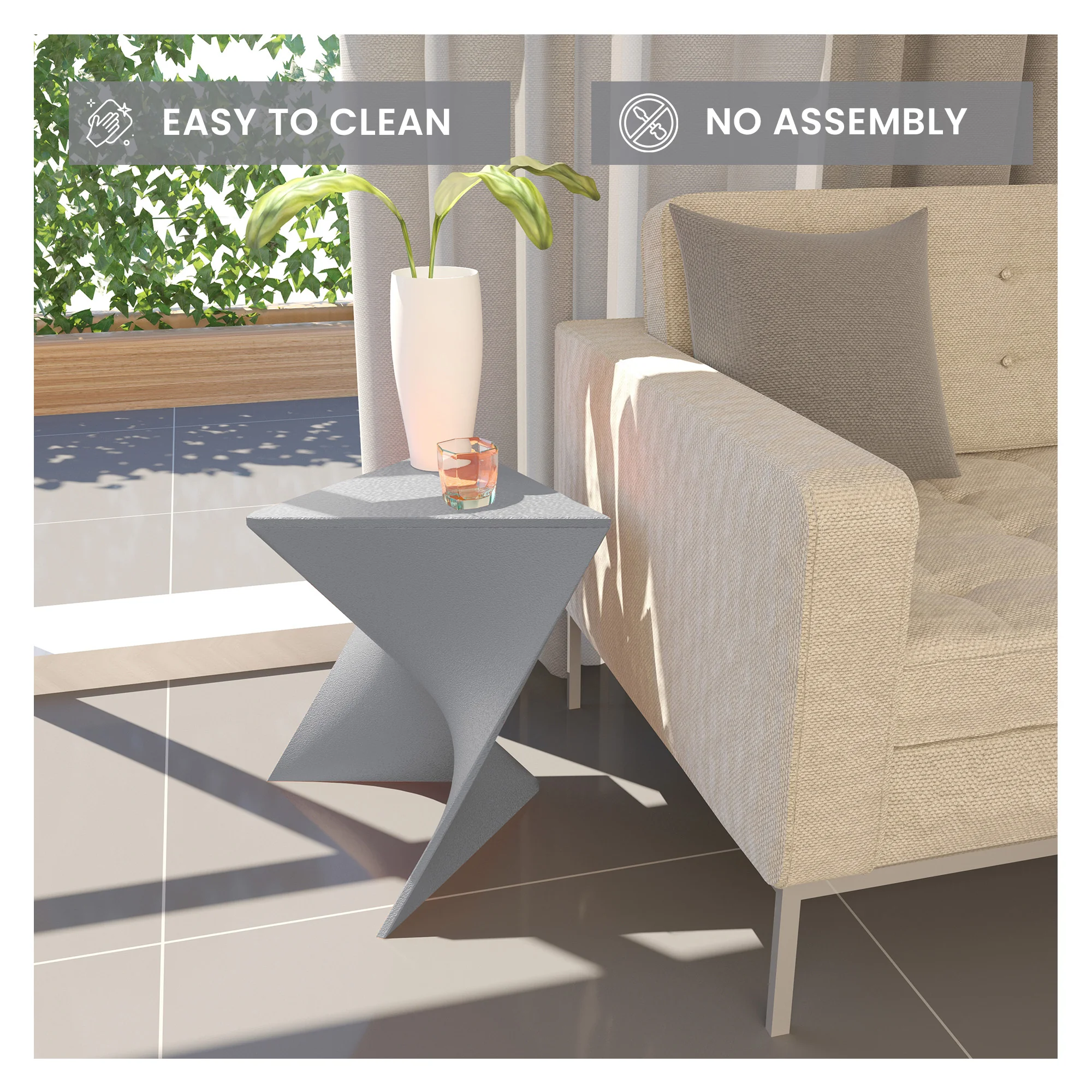 Randolph Modern Side Table Set of 2