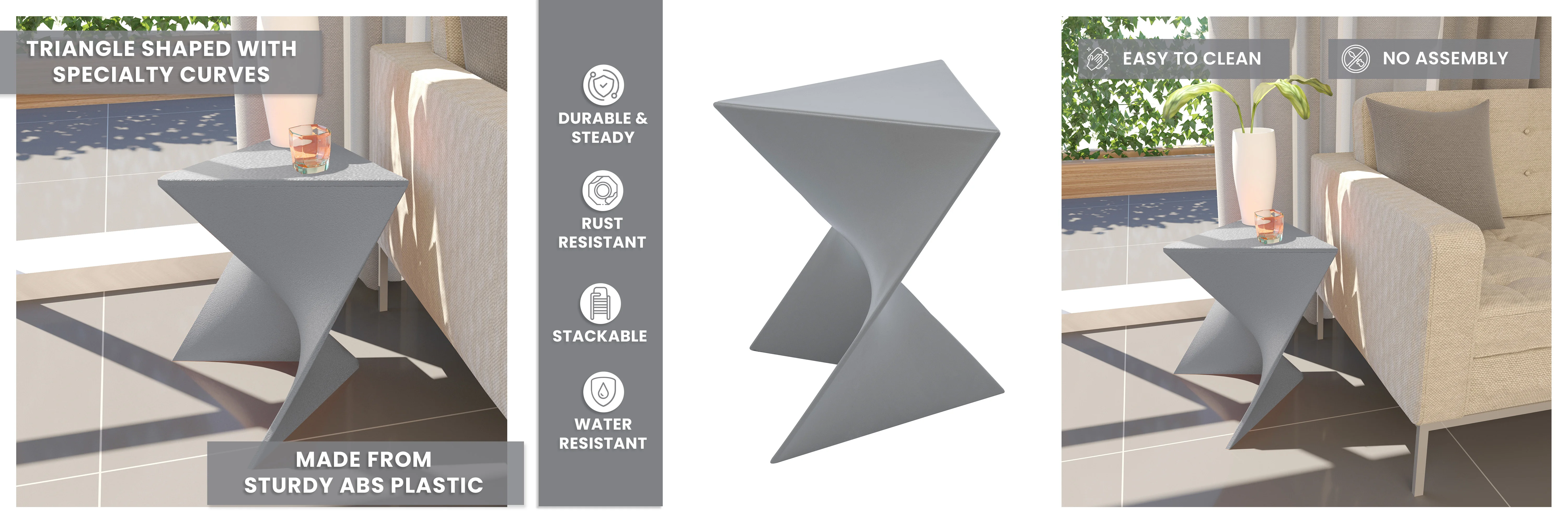 Randolph Modern Side Table Set of 4