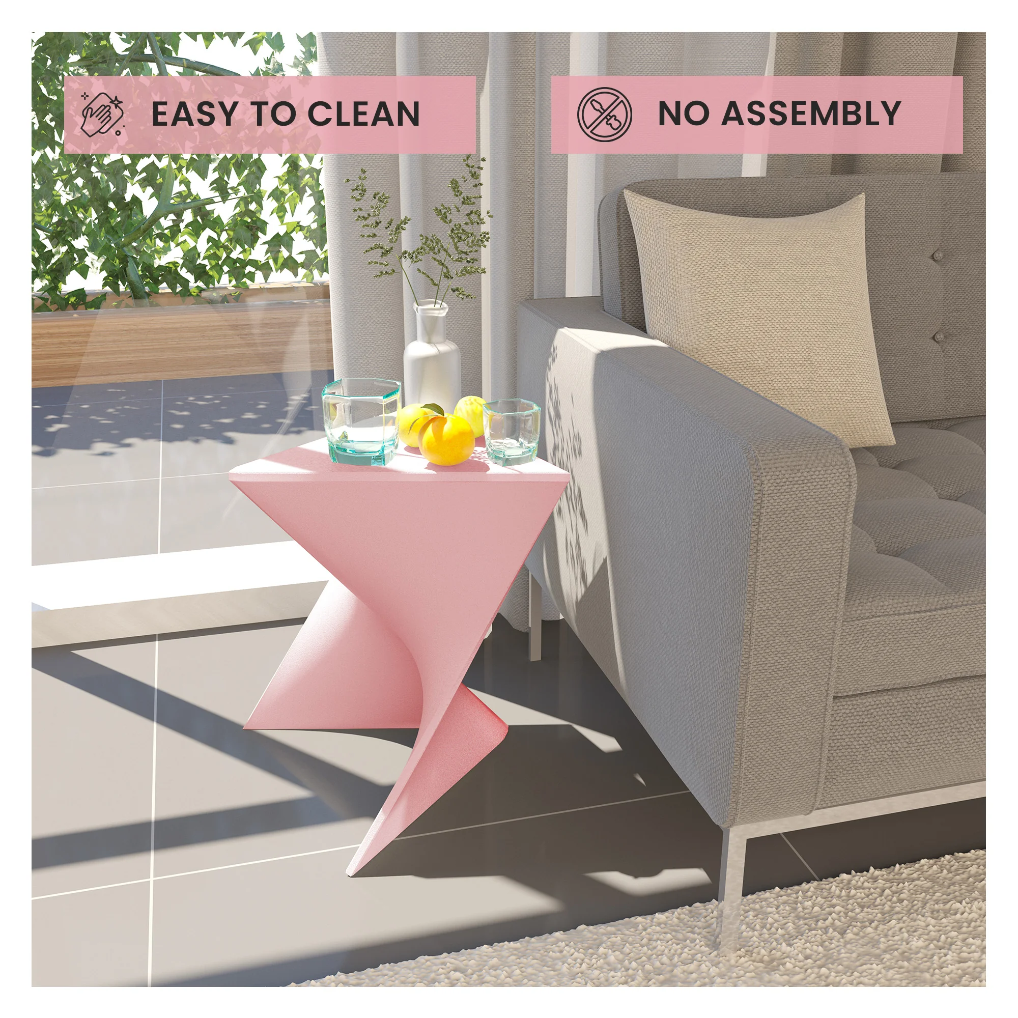 Randolph Modern Side Table Set of 4