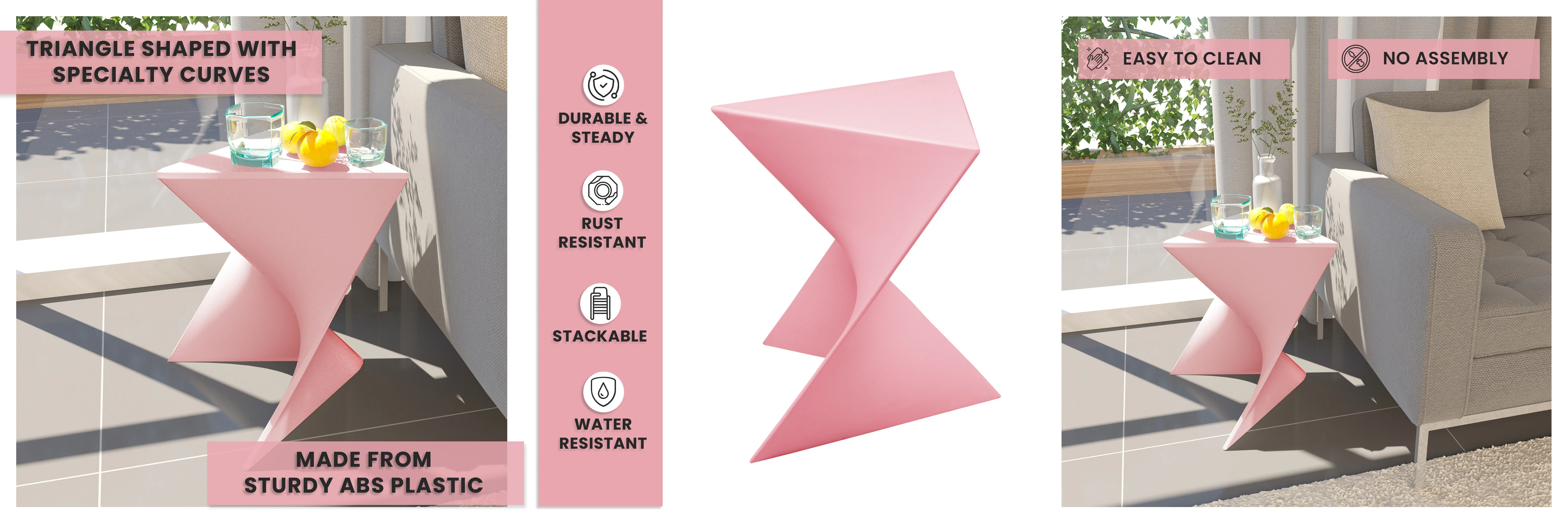 Randolph Modern Side Table Set of 4