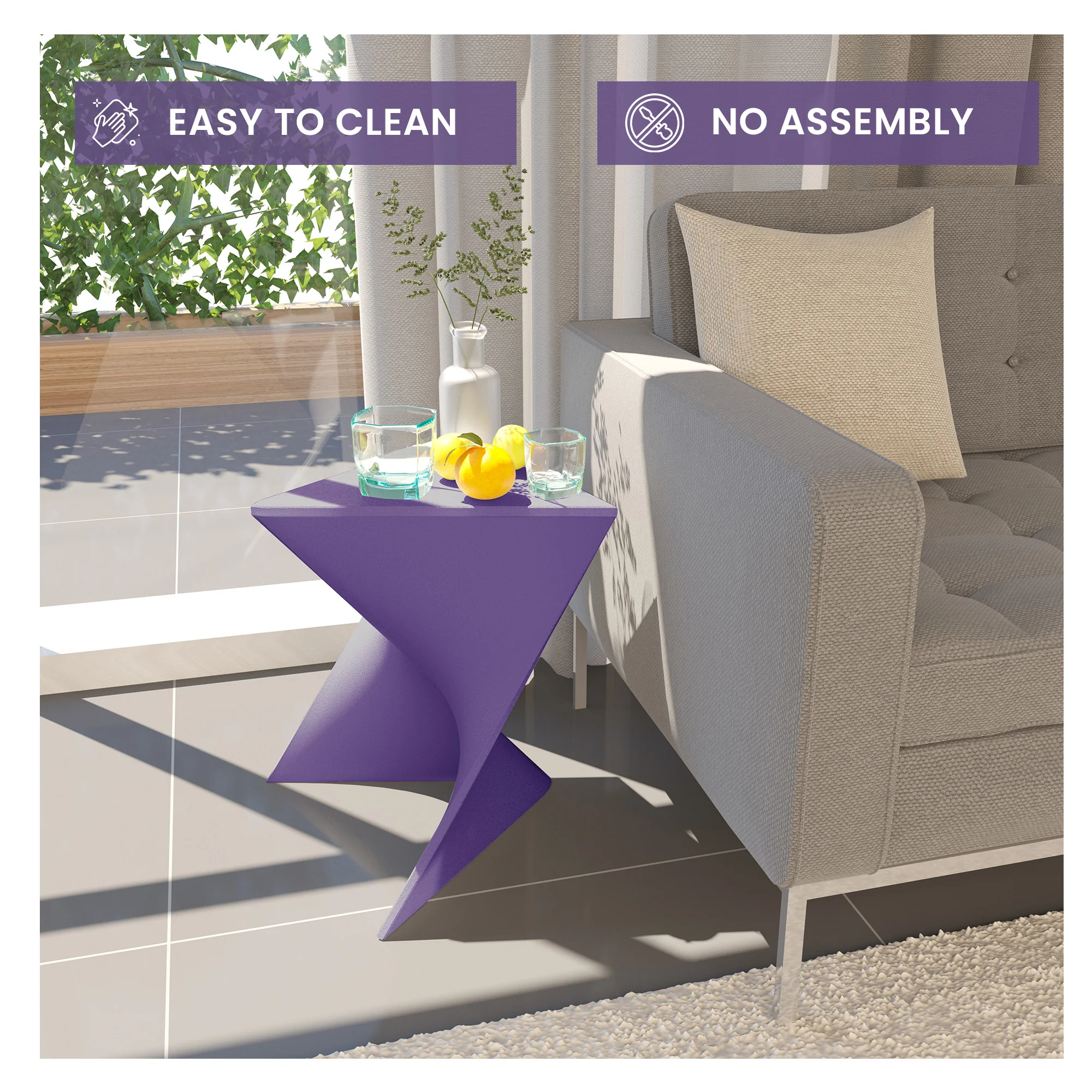 Randolph Modern Side Table Set of 4