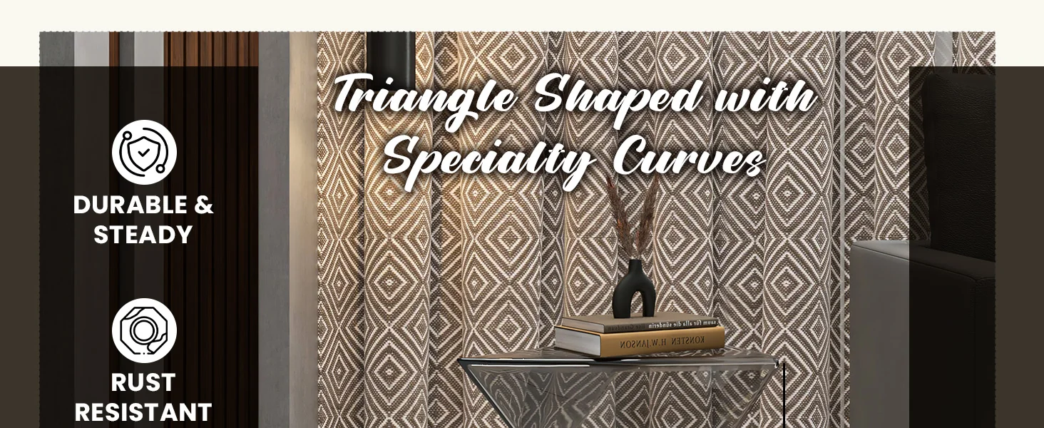 Randolph Modern Accent Side Table Indoor and Outdoor Use Smoke Color