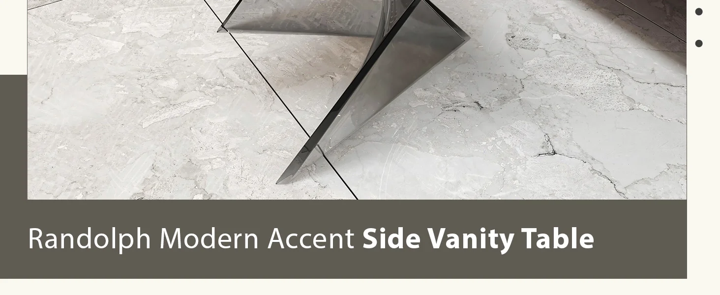 Randolph Modern Accent Side Table Indoor and Outdoor Use Smoke Color Set of 4