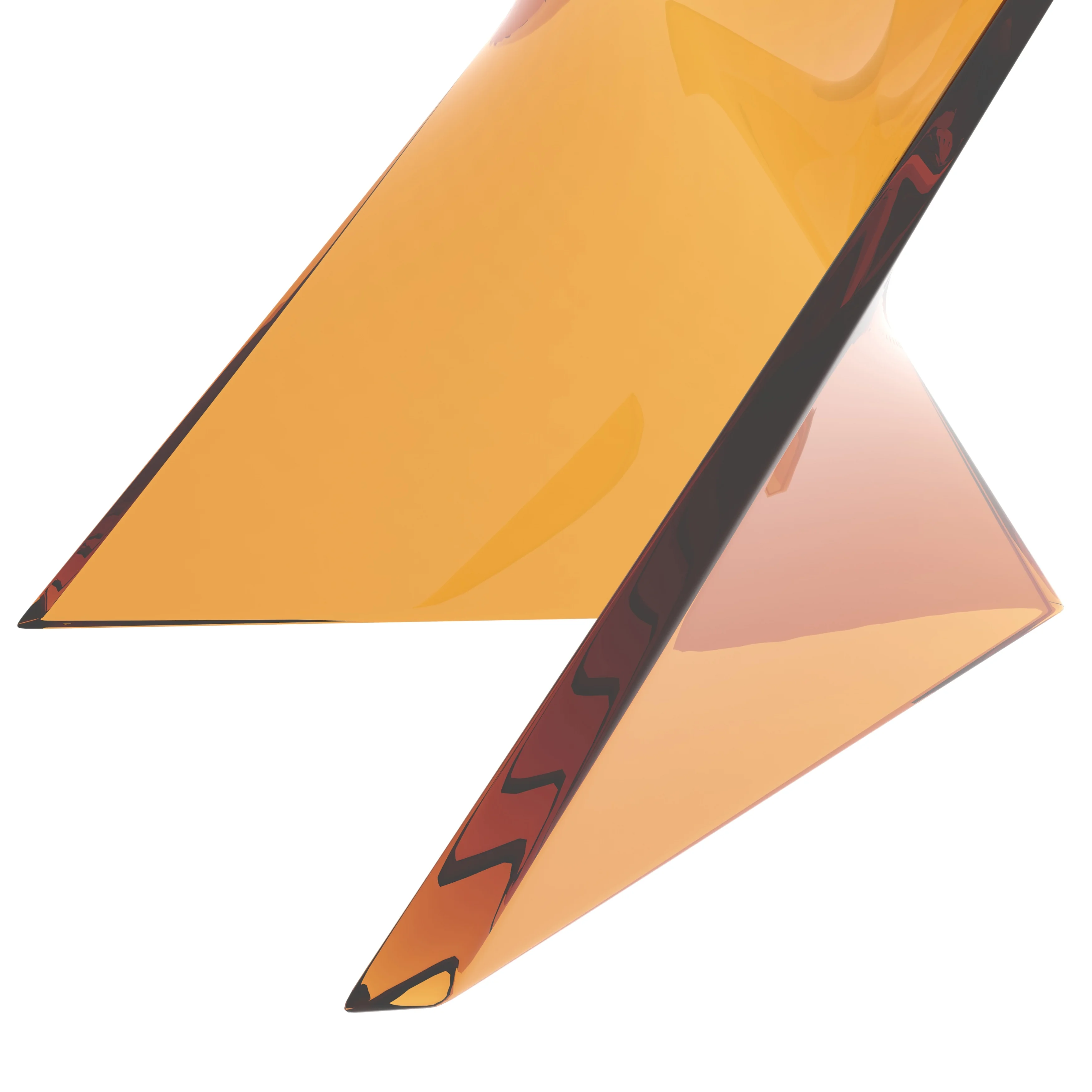 Randolph Modern Accent Side Table Indoor and Outdoor Use Transparant Tea Set of 2