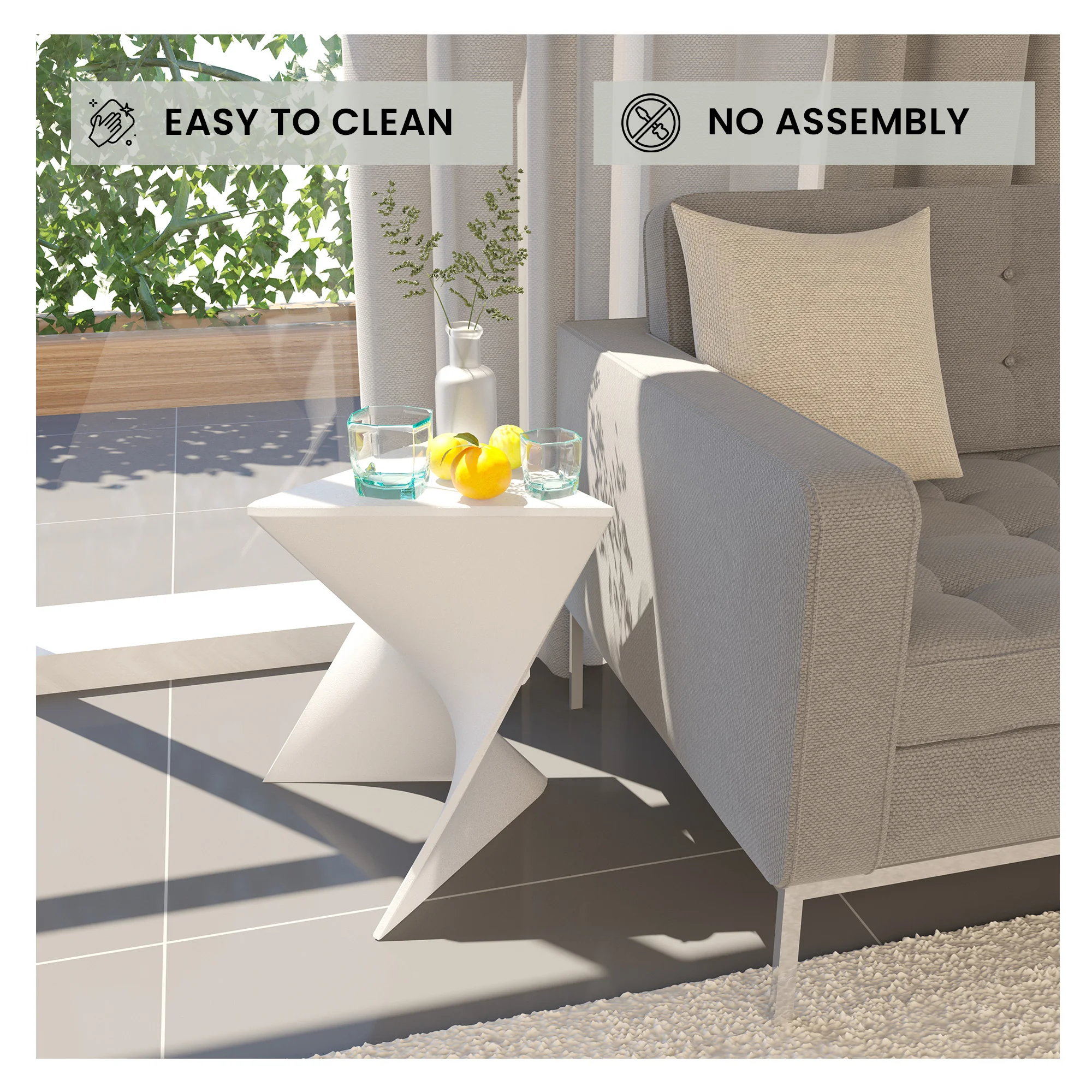 Randolph Modern Side Table Set of 4