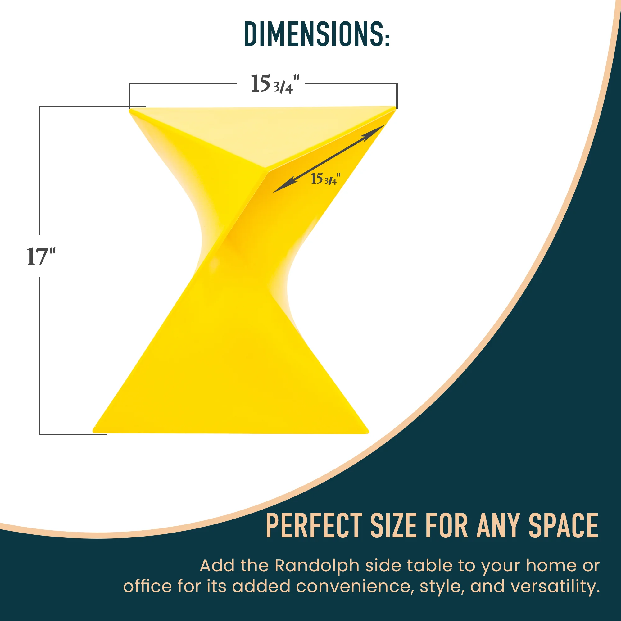 Randolph Modern Side Table Set of 2