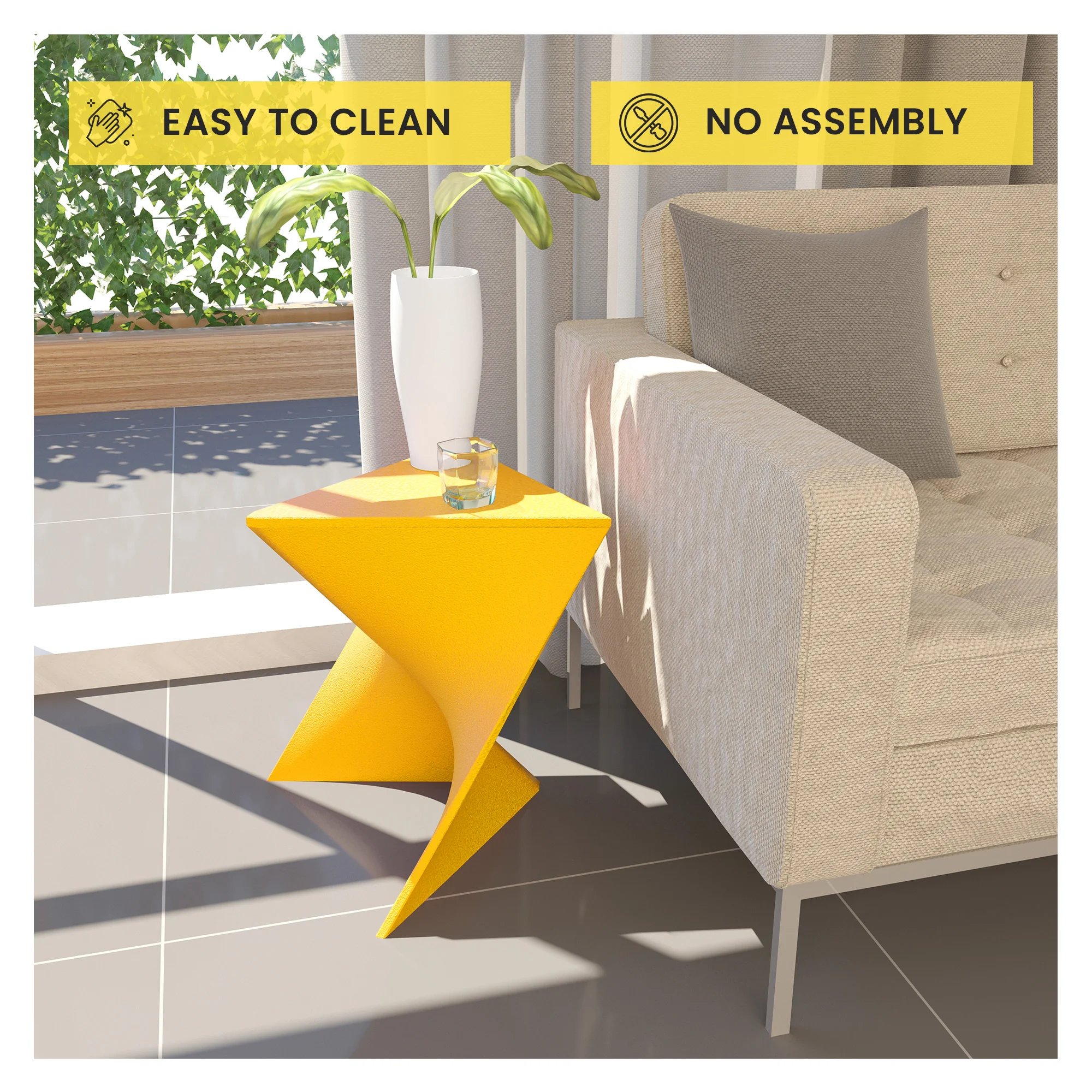 Randolph Modern Side Table Set of 4