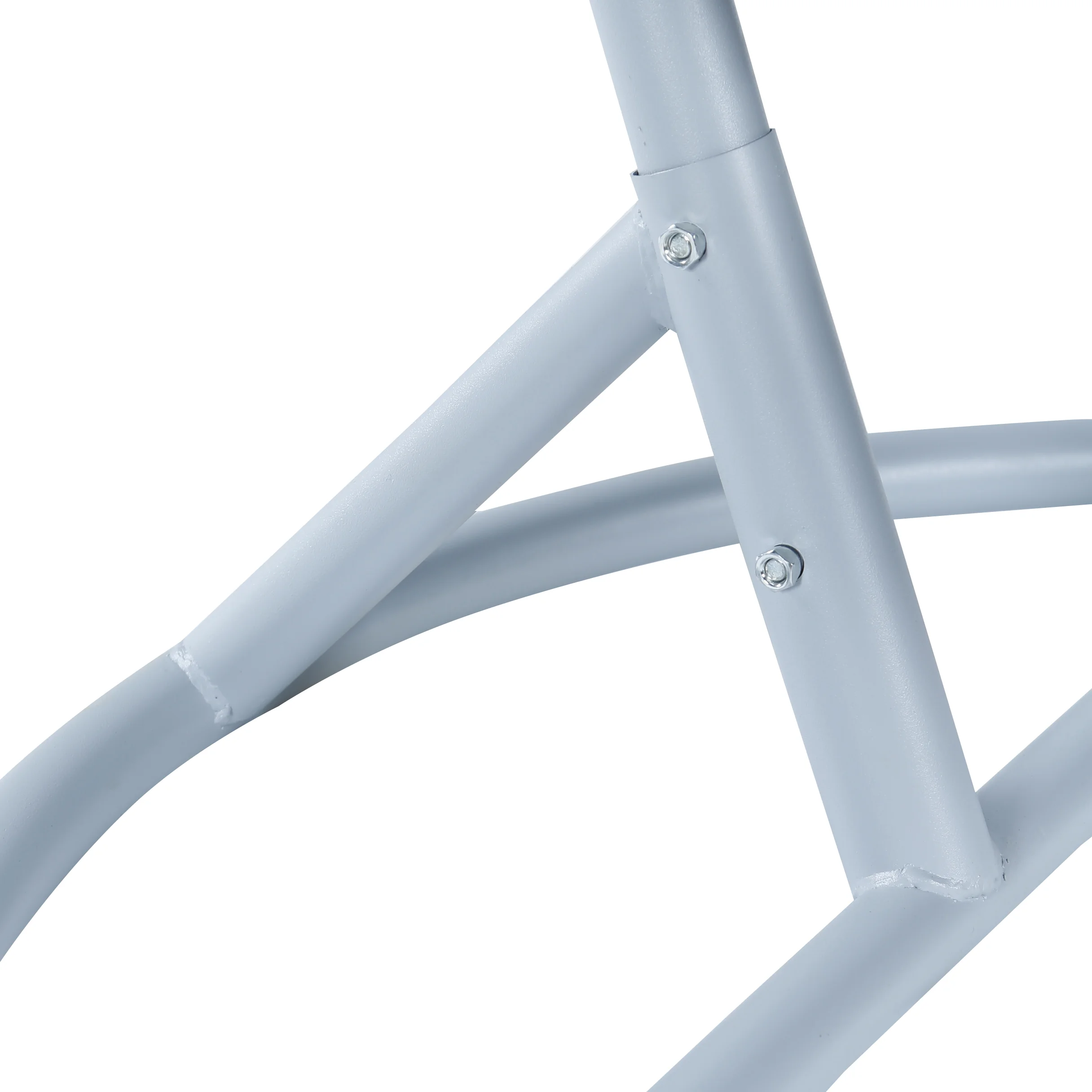 Recluse Collection Modern Outdoor Swing Chair Grey Frame with ES57 Light Grey Cushion