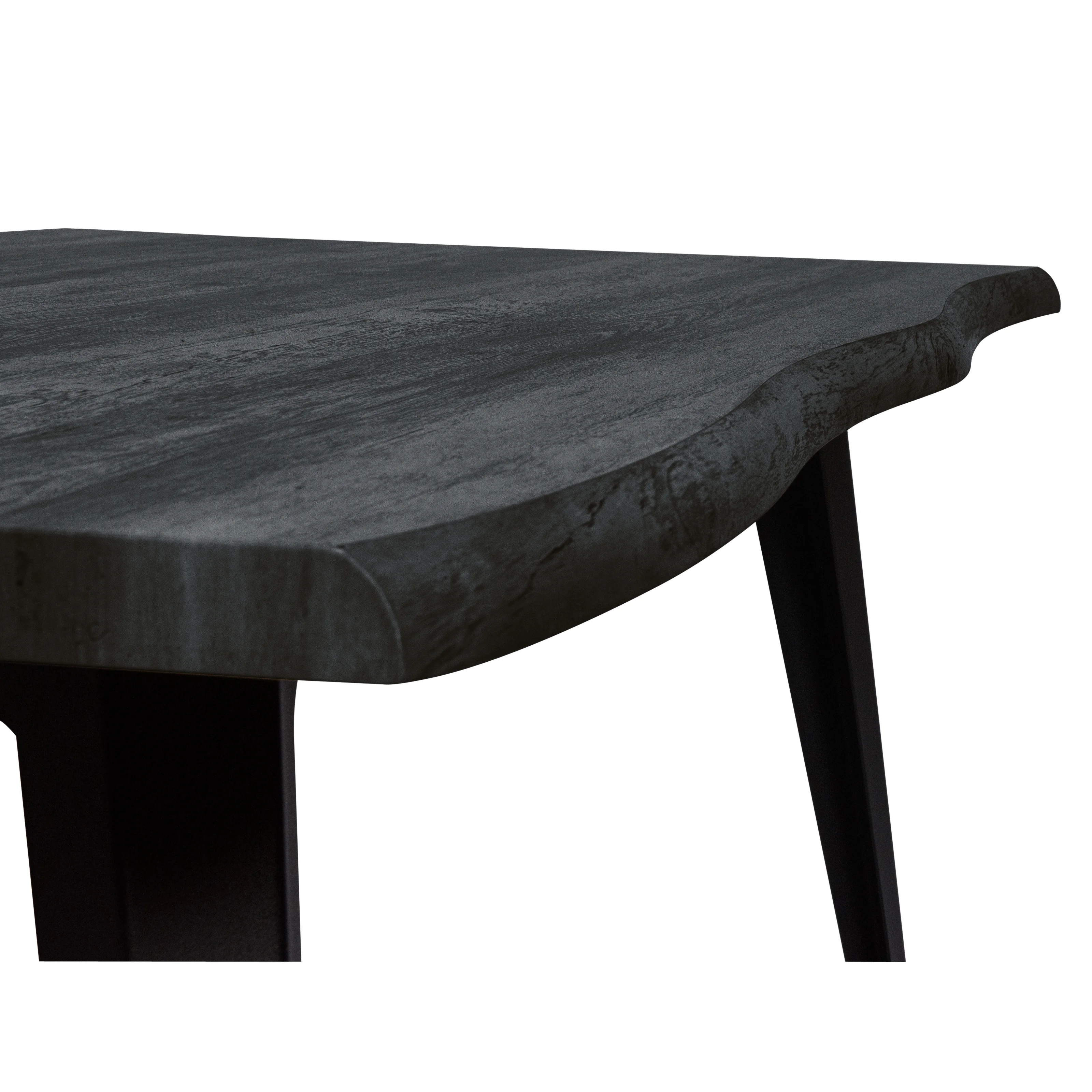 Ravenna Modern Rectangular Wood 63" Dining Table With Metal Legs