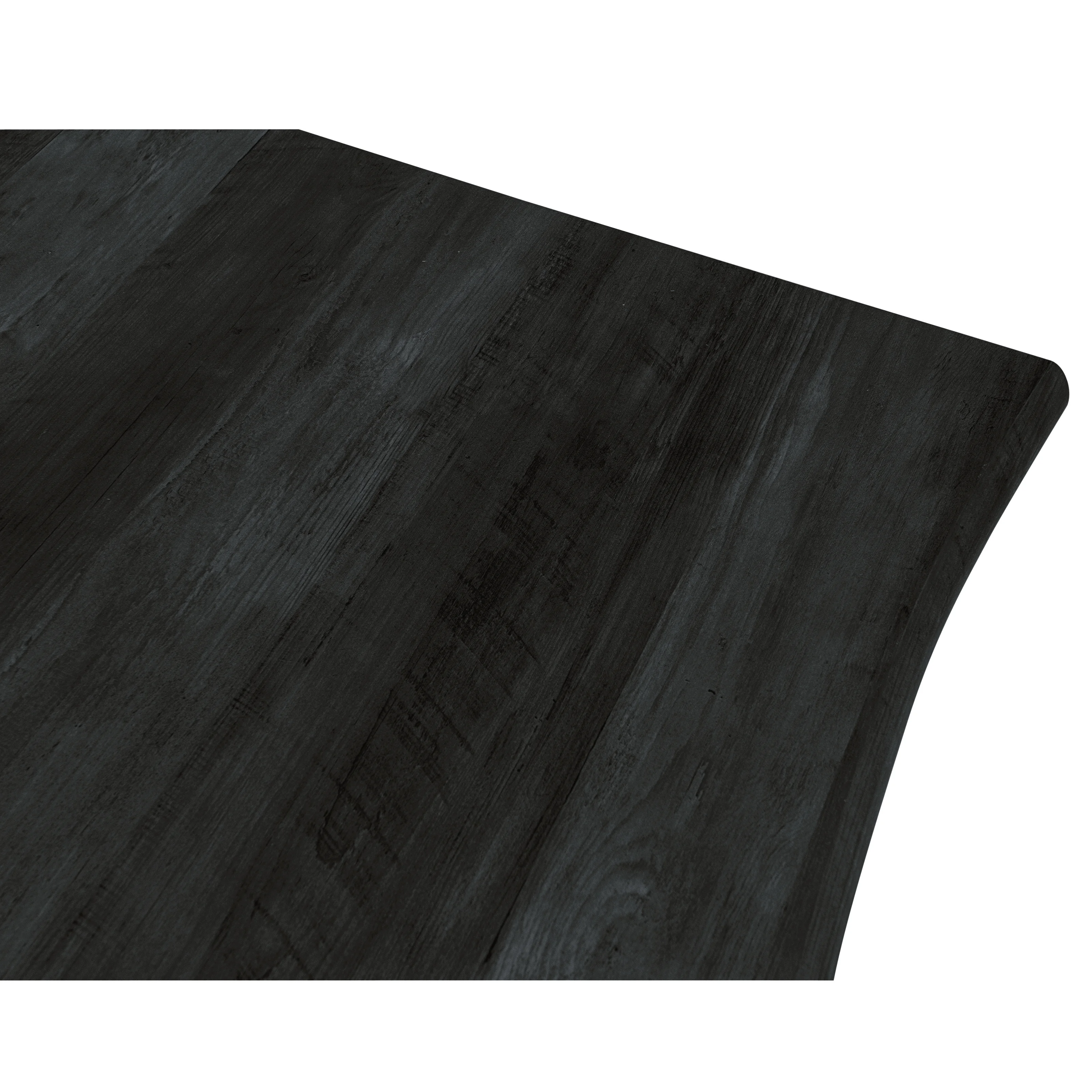 Ravenna Modern Rectangular Wood 63" Dining Table With Metal Legs