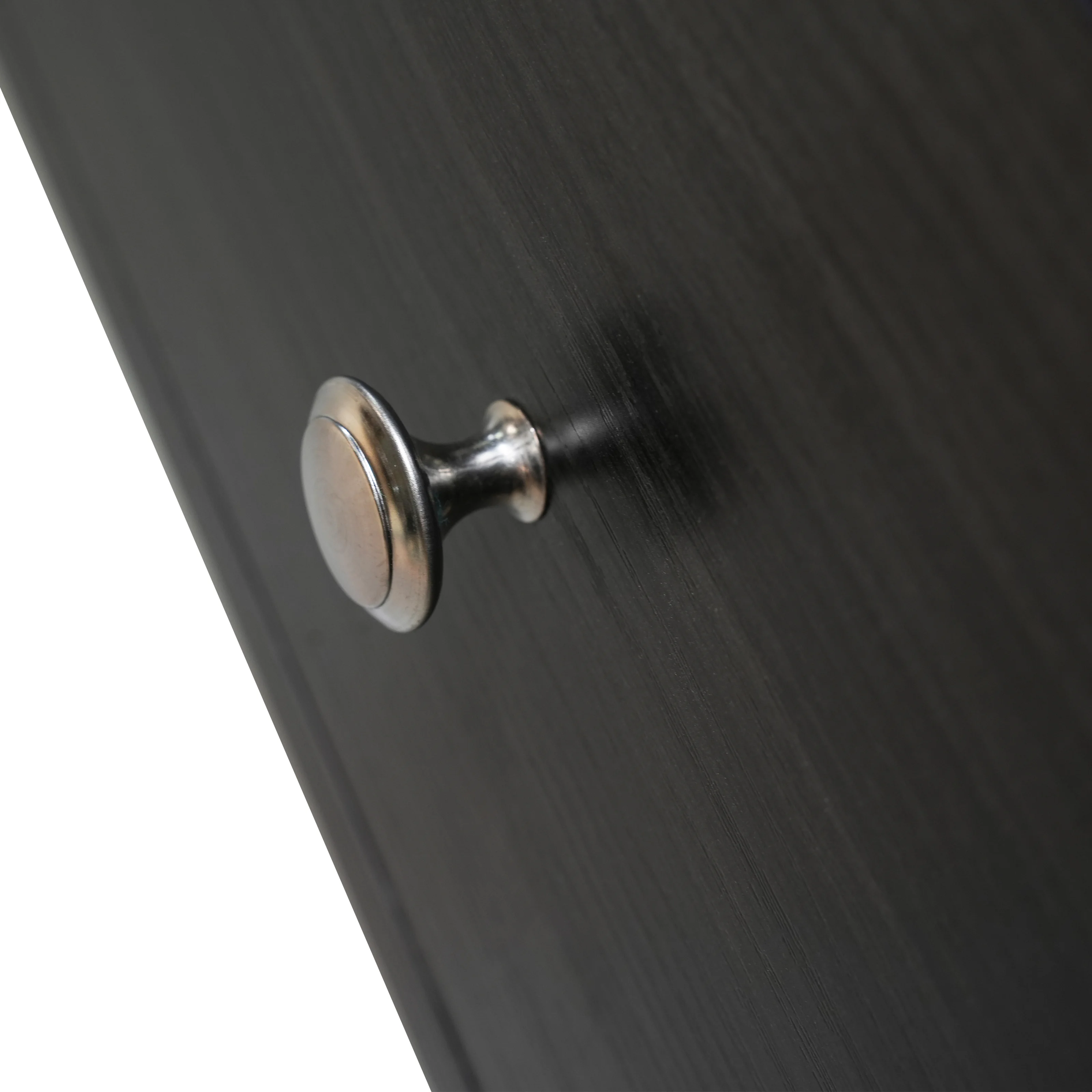 Rochester Modern Rectangular TV Stand with Enclosed Storage and Powder Coated Iron Legs