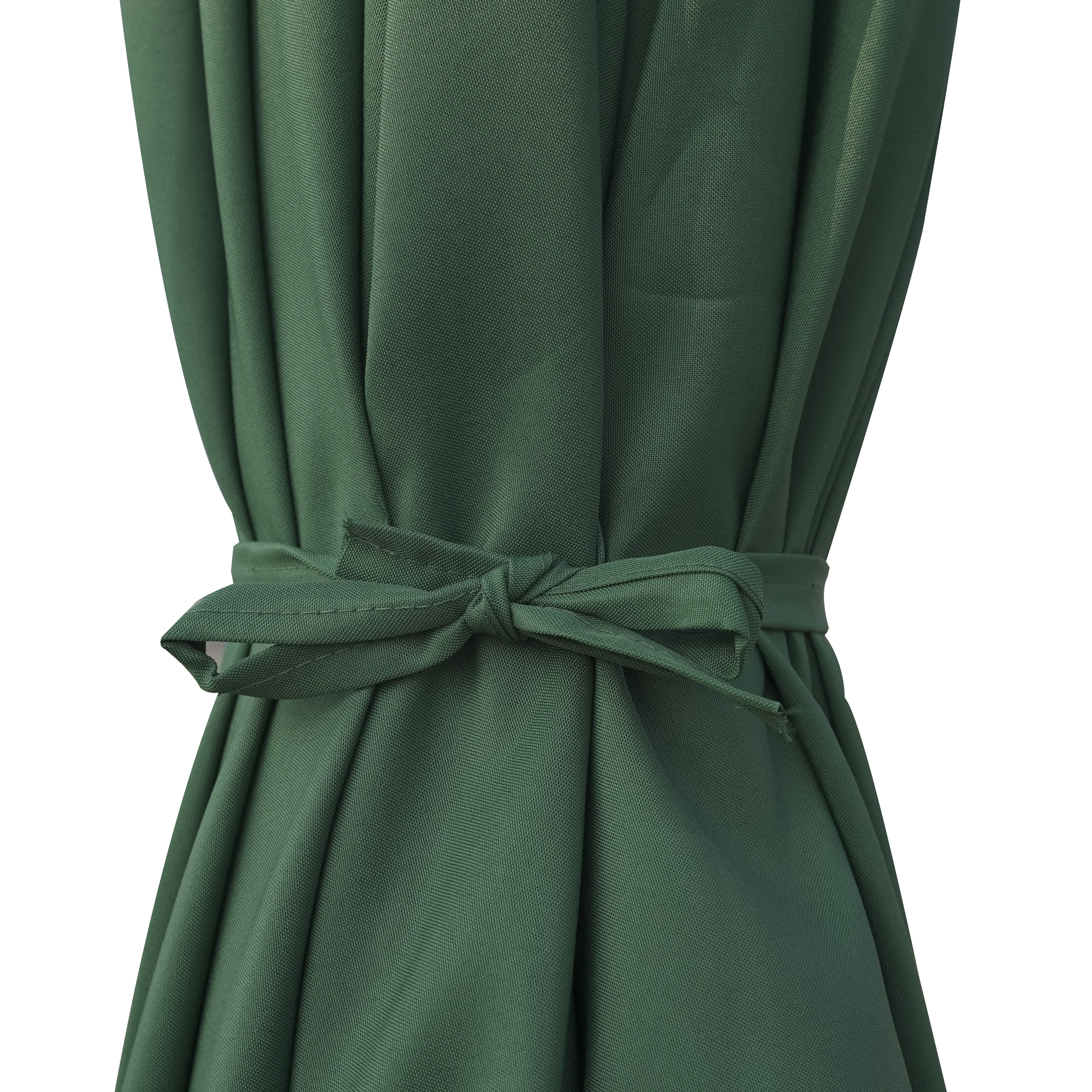 Sierra Outdoor Patio Umbrella with Base in Green