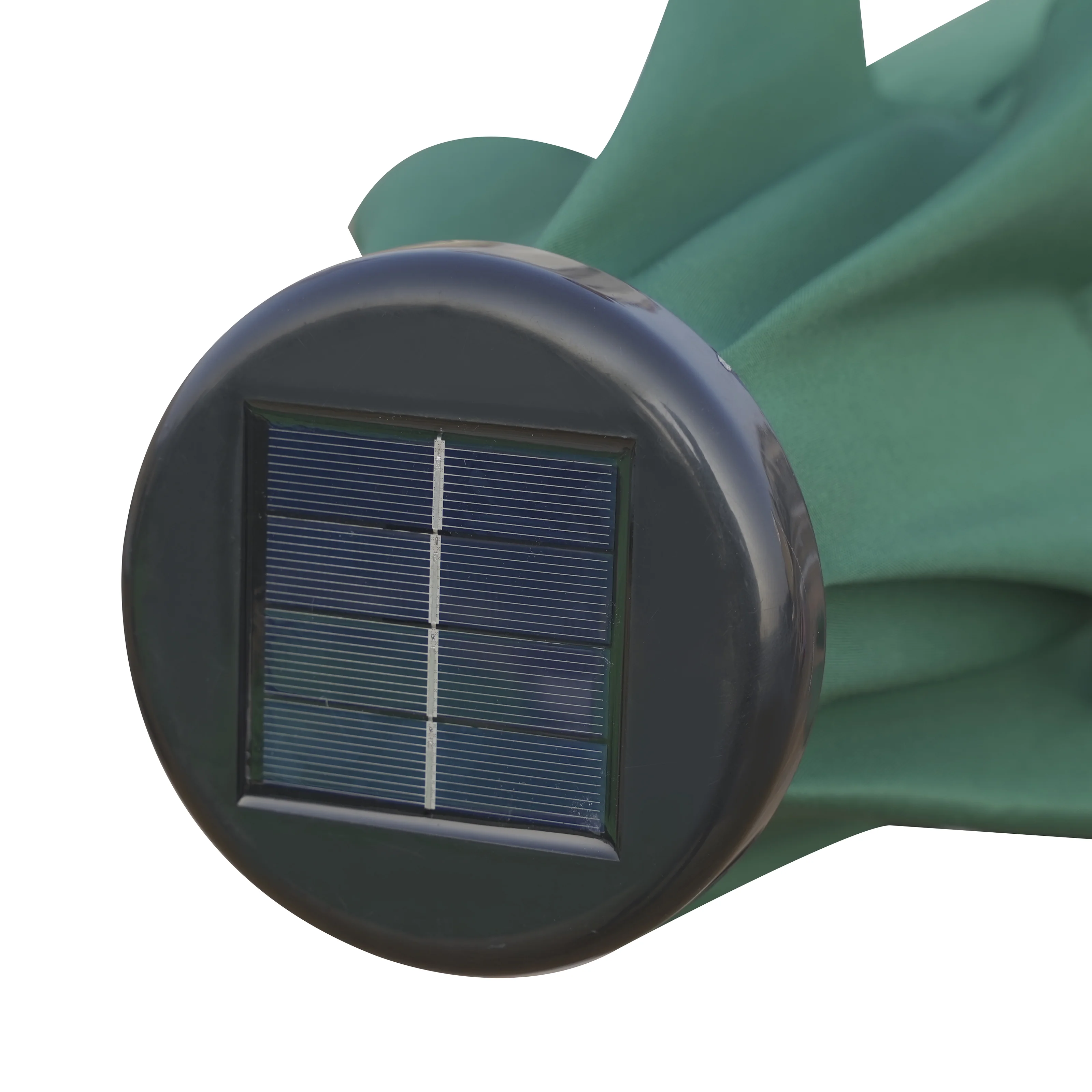 Sierra Outdoor Patio Umbrella with Base in Green