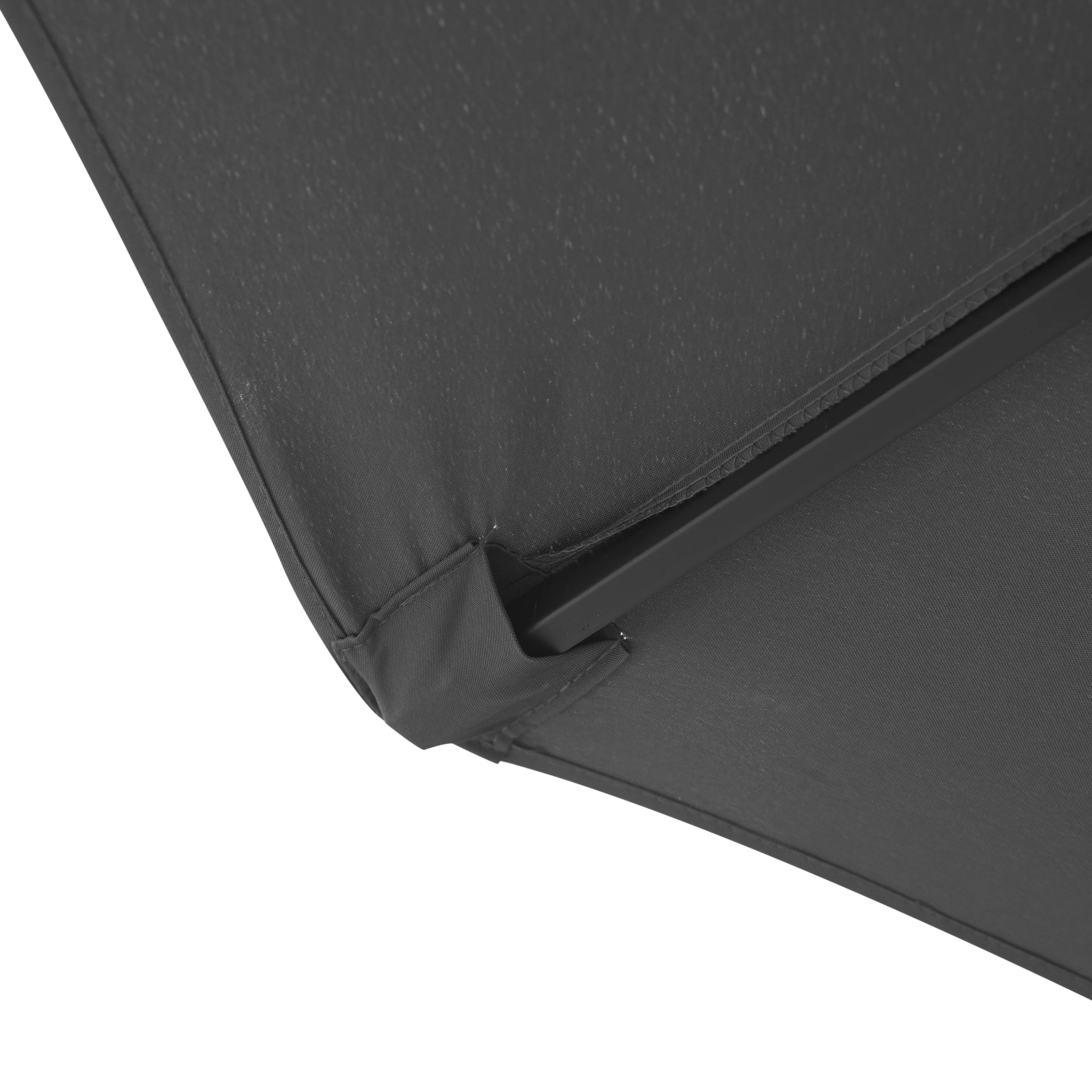 Sierra Outdoor Patio Umbrella with Base in Gray