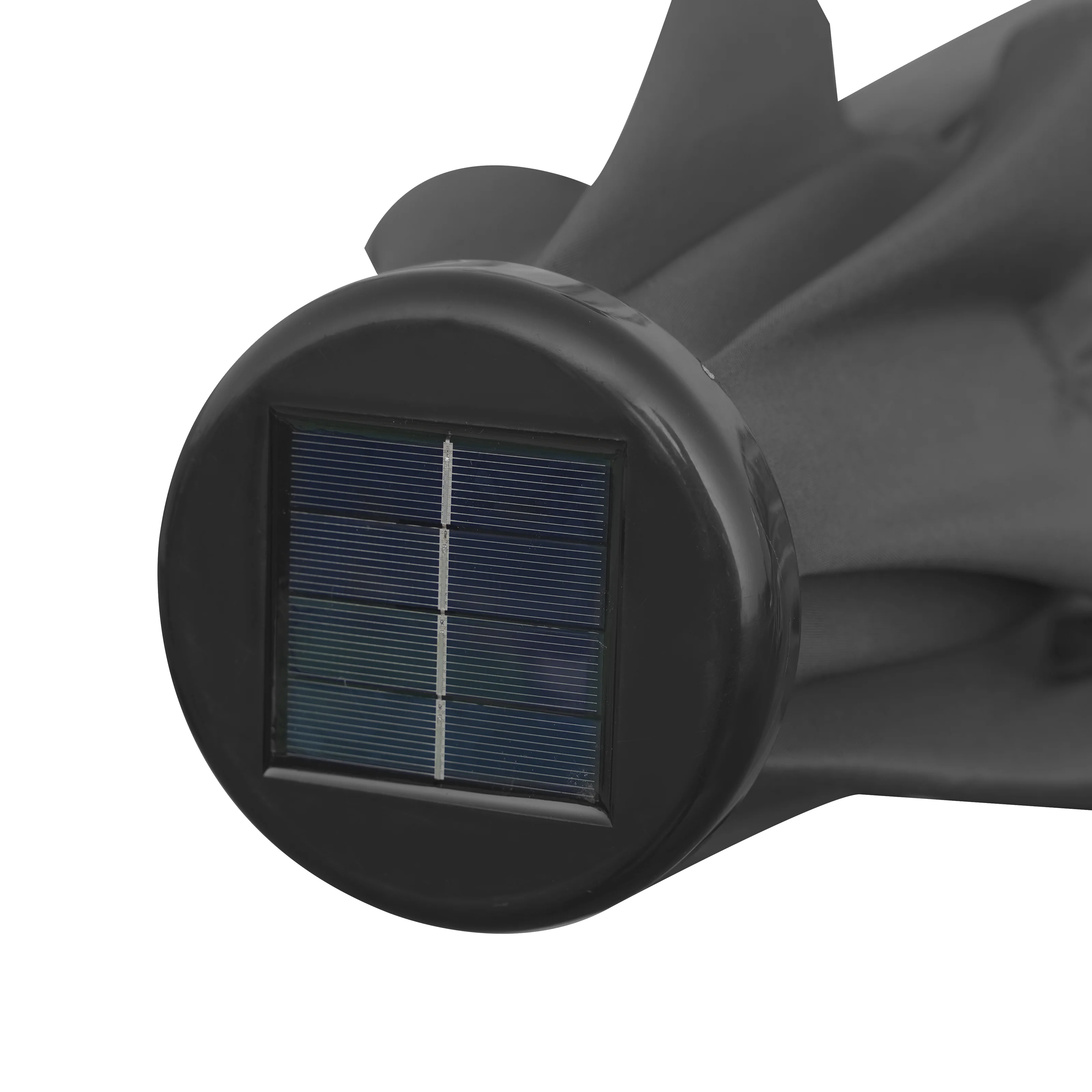 Sierra Outdoor Patio Umbrella with Base in Gray