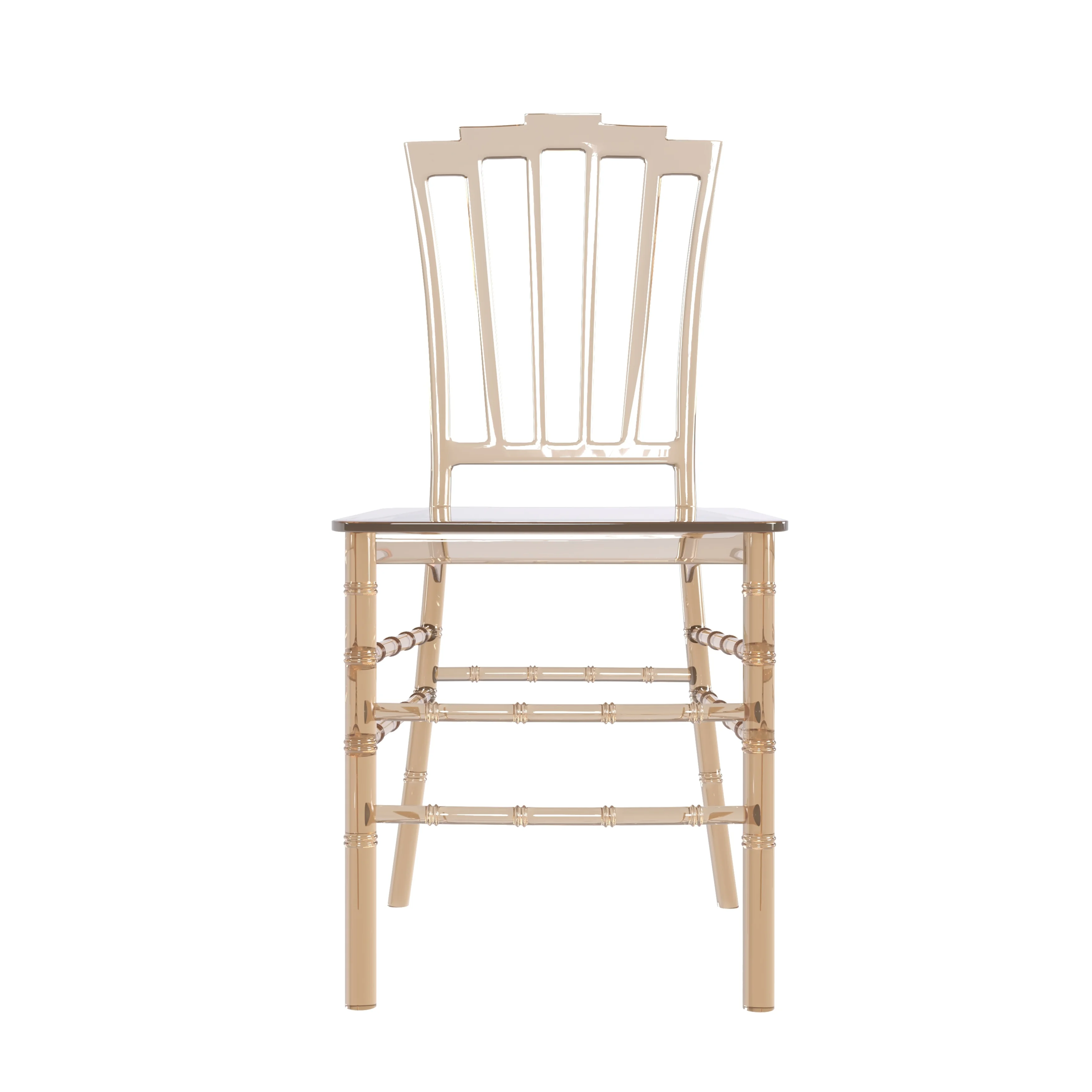 Synth Series Modern Dining Chair in Amber