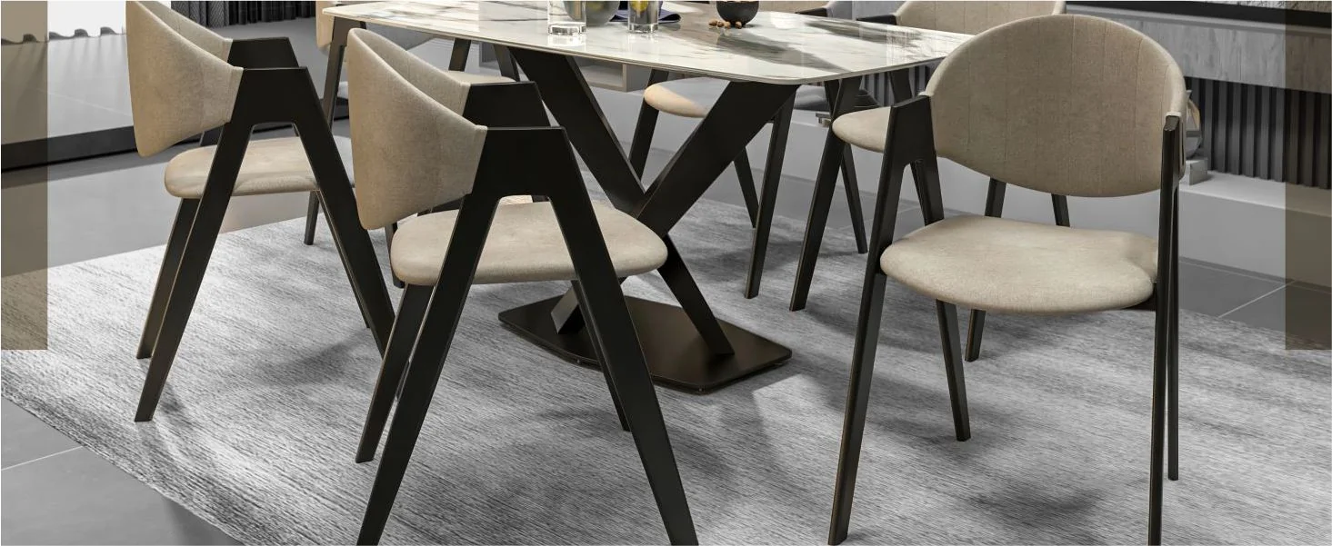 Savor Collection Modern Dining Chairin Grey