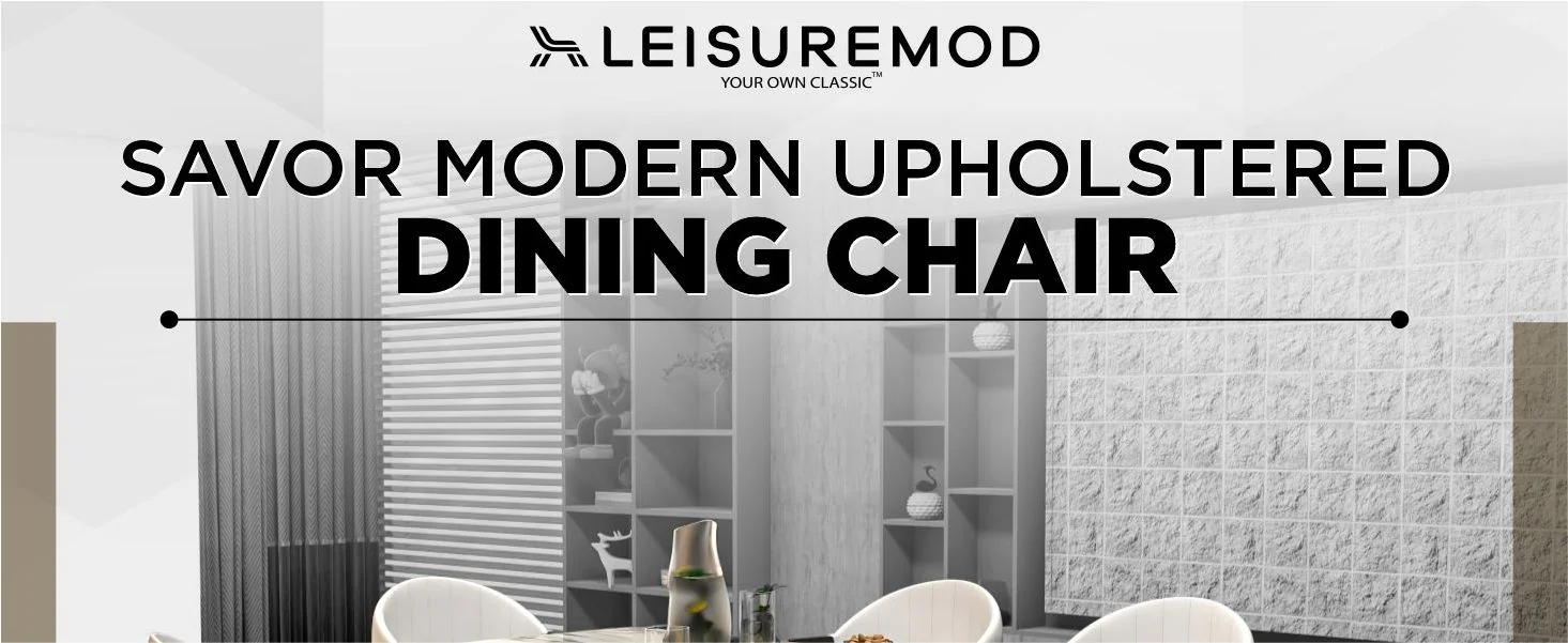 Savor Collection Modern Dining Chair in White