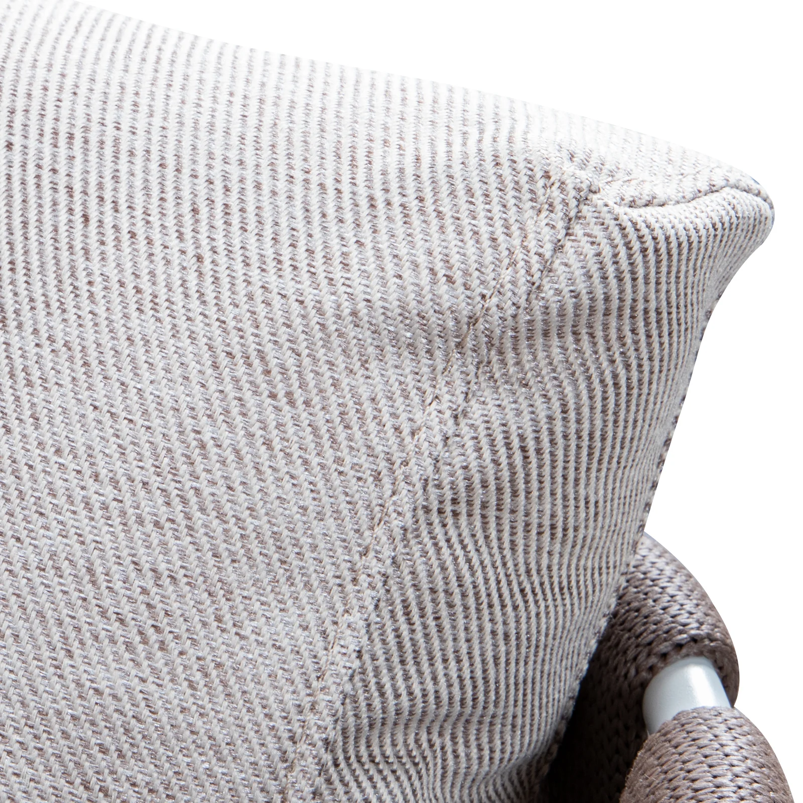 Spencer Modern Rope Outdoor Patio Dining Chair With Cushions