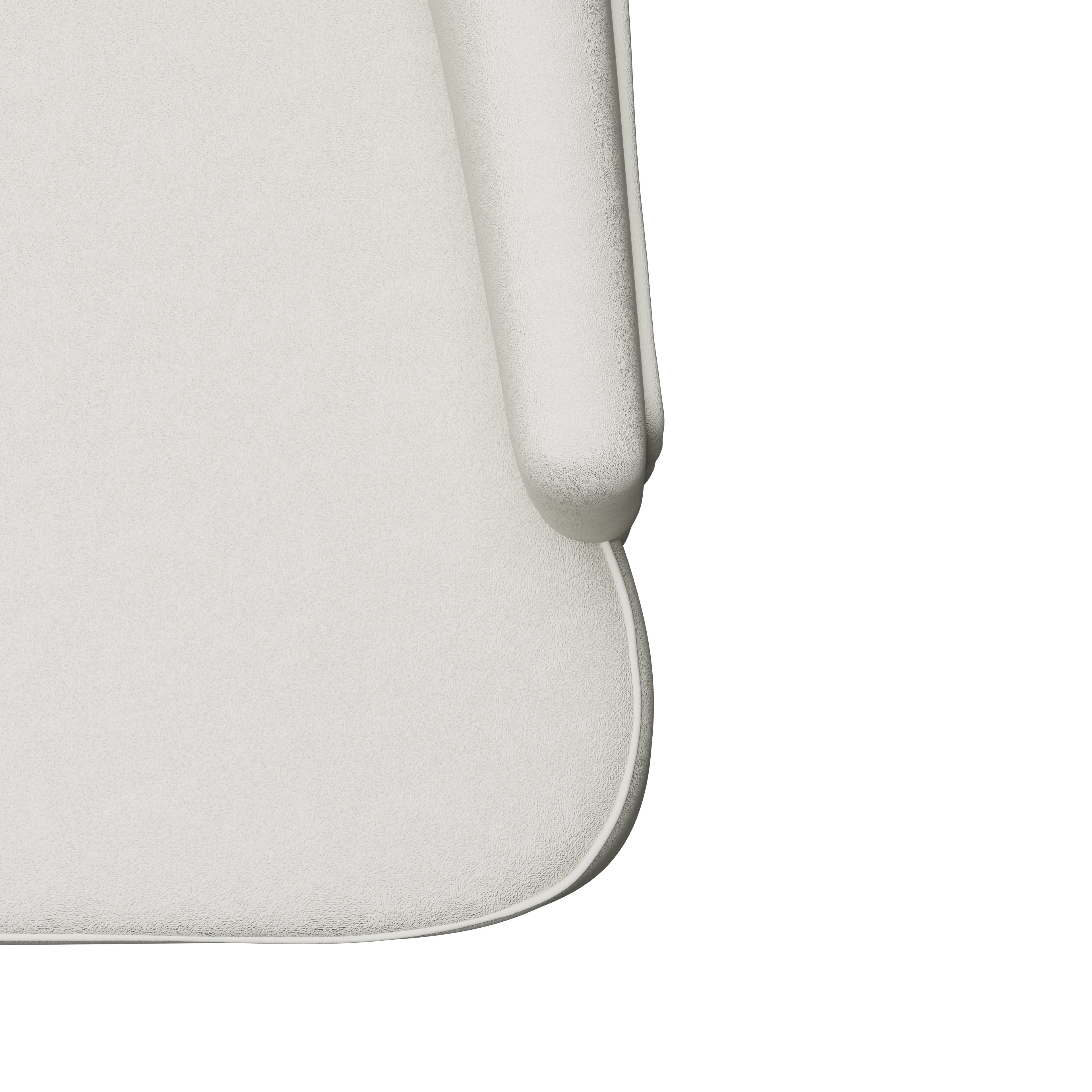 Spruce Collection Modern Wooden Dining Chair in Beige Velvet