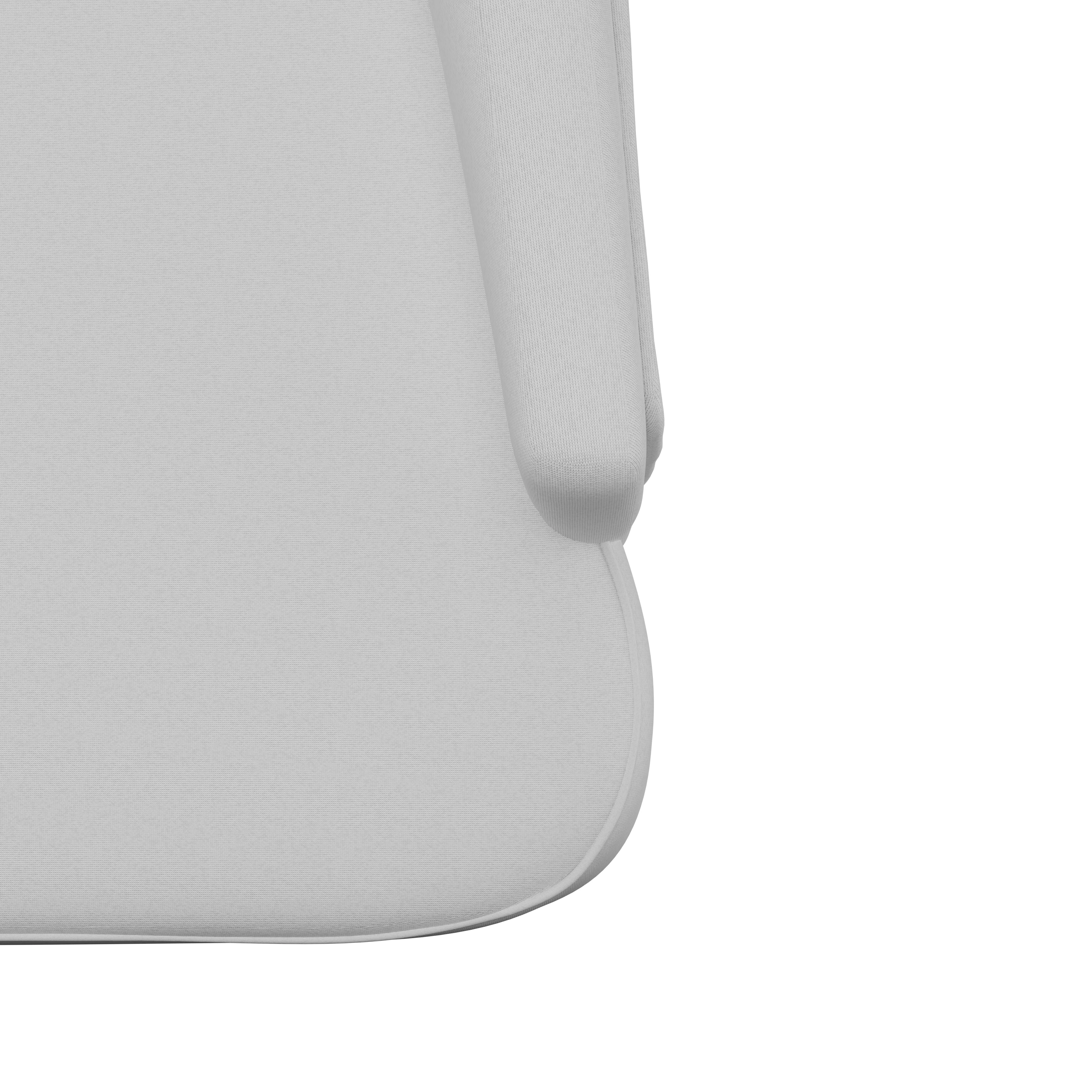 Spruce Collection Modern Wooden Dining Chair in Light Grey