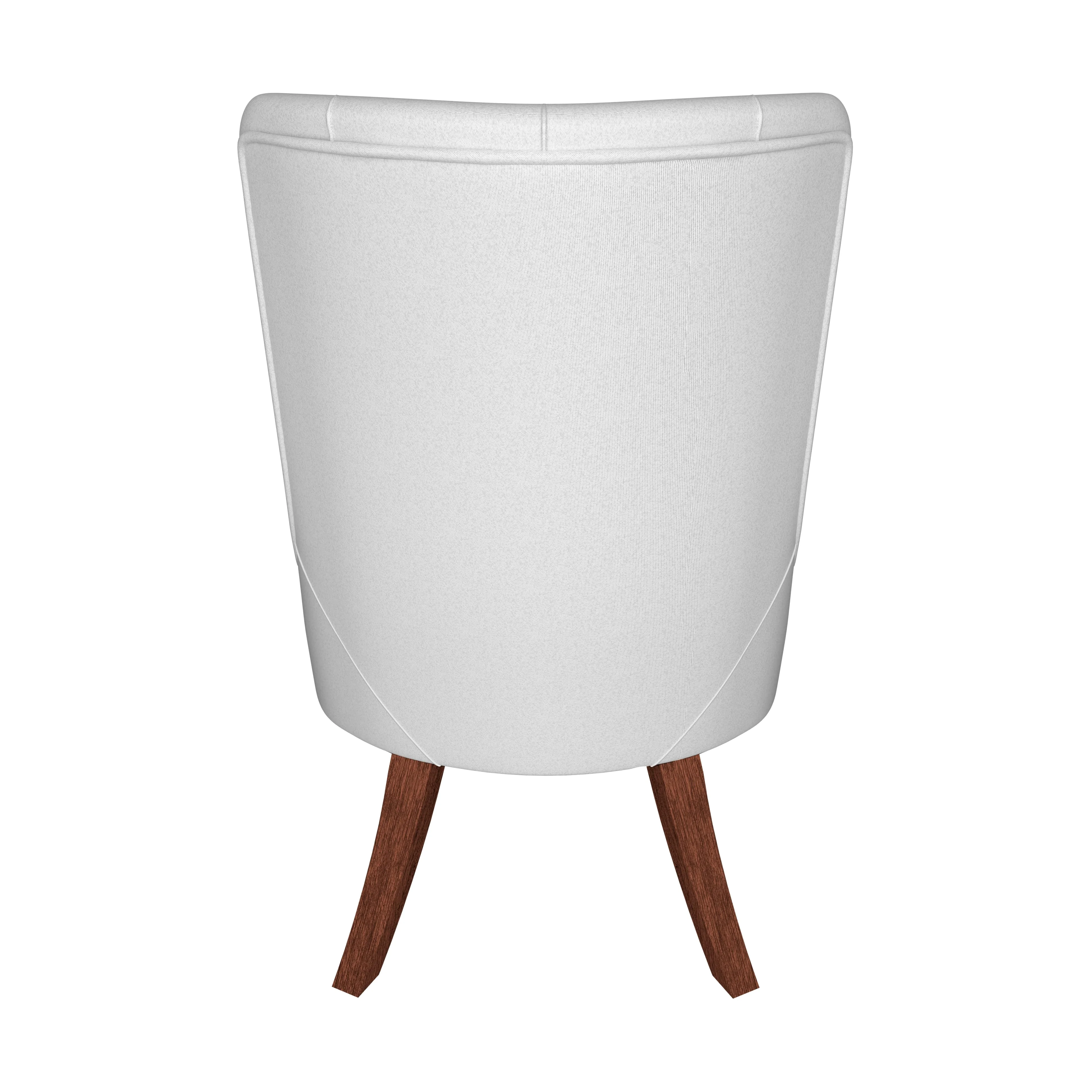 Spruce Collection Modern Wooden Dining Chair in Light Grey Set of 4