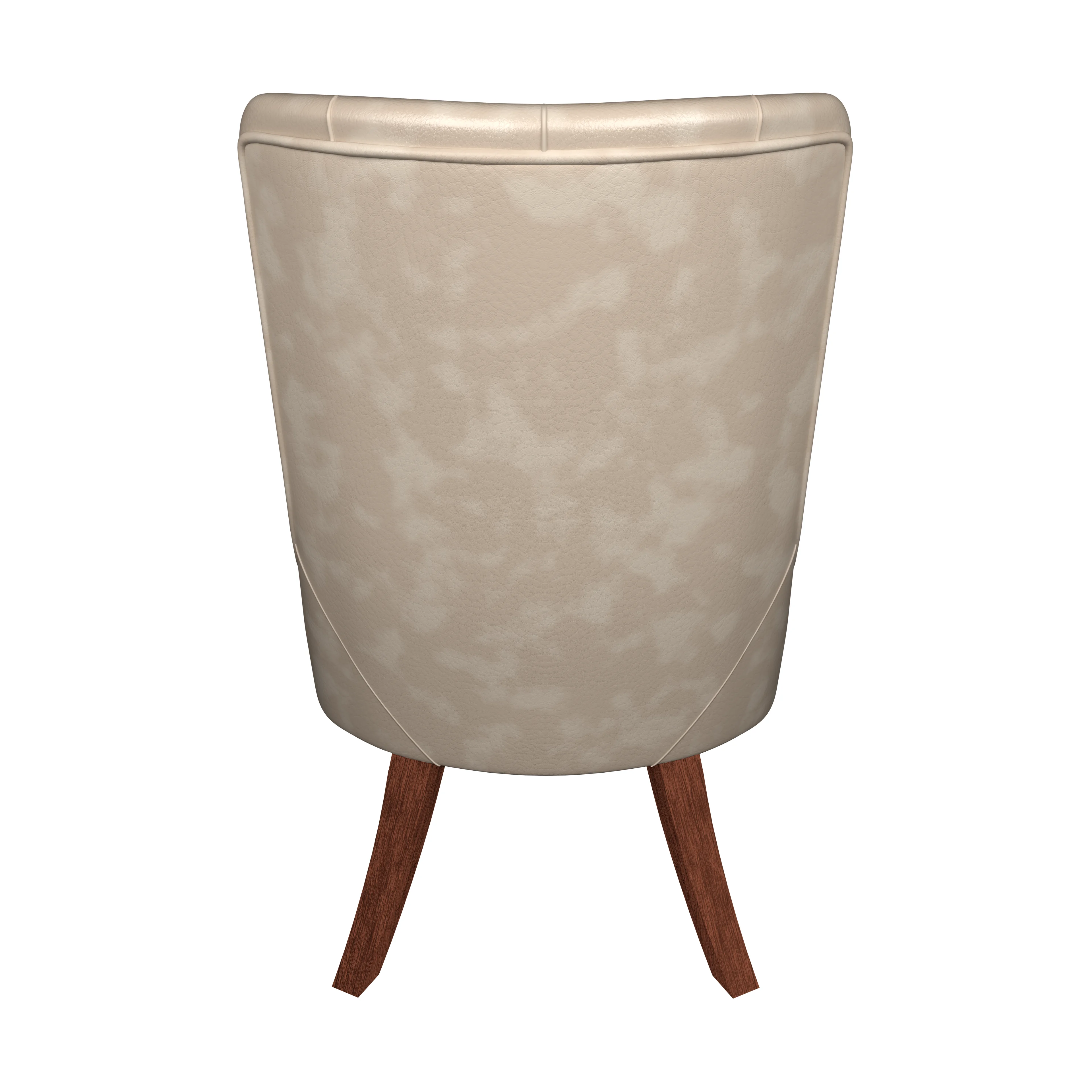 Spruce Collection Modern Wooden Dining Chair in Toupe