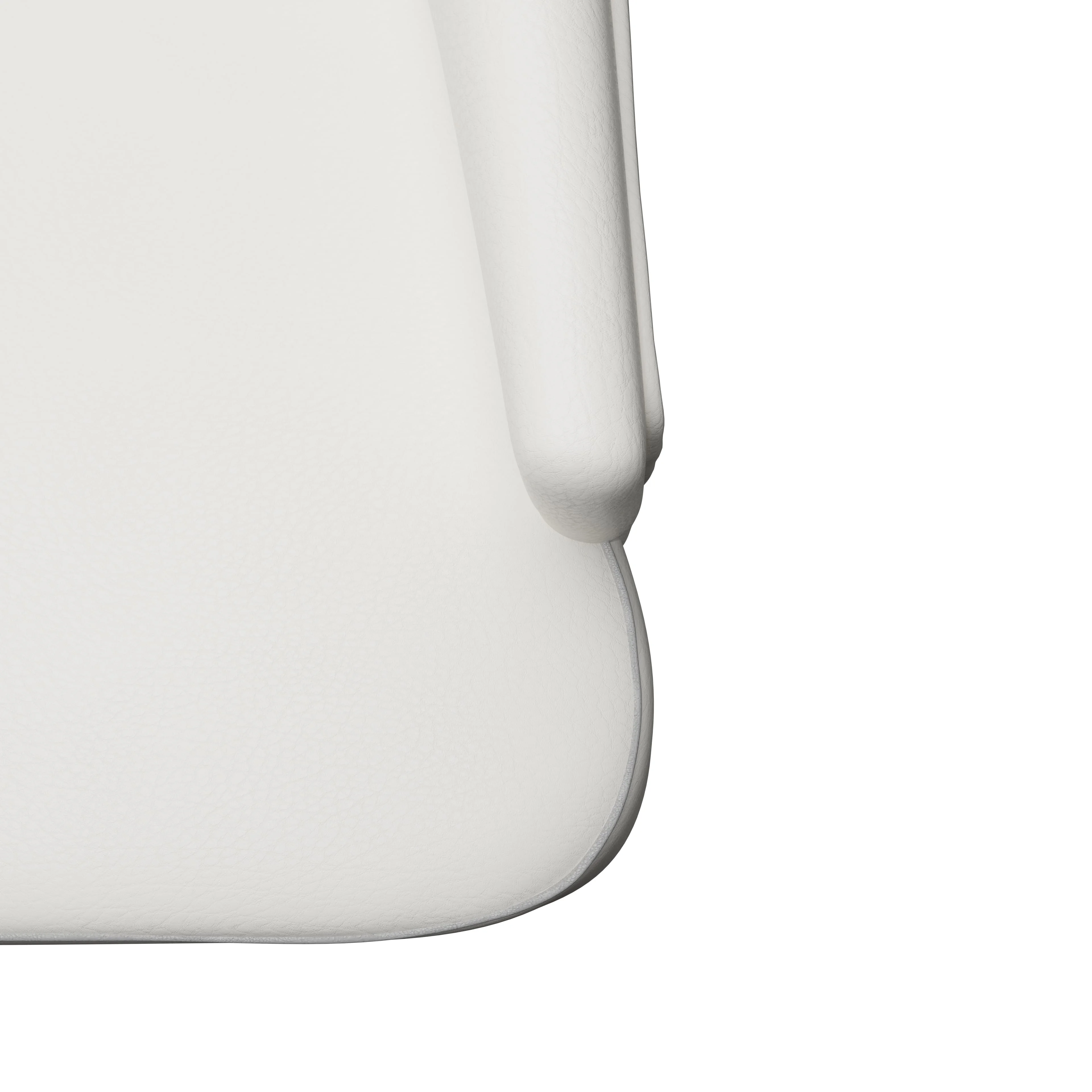 Spruce Collection Modern Wooden Dining Chair in White Set of 4