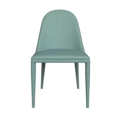Seville Collection Modern Dining Chair in Green - Set of 2