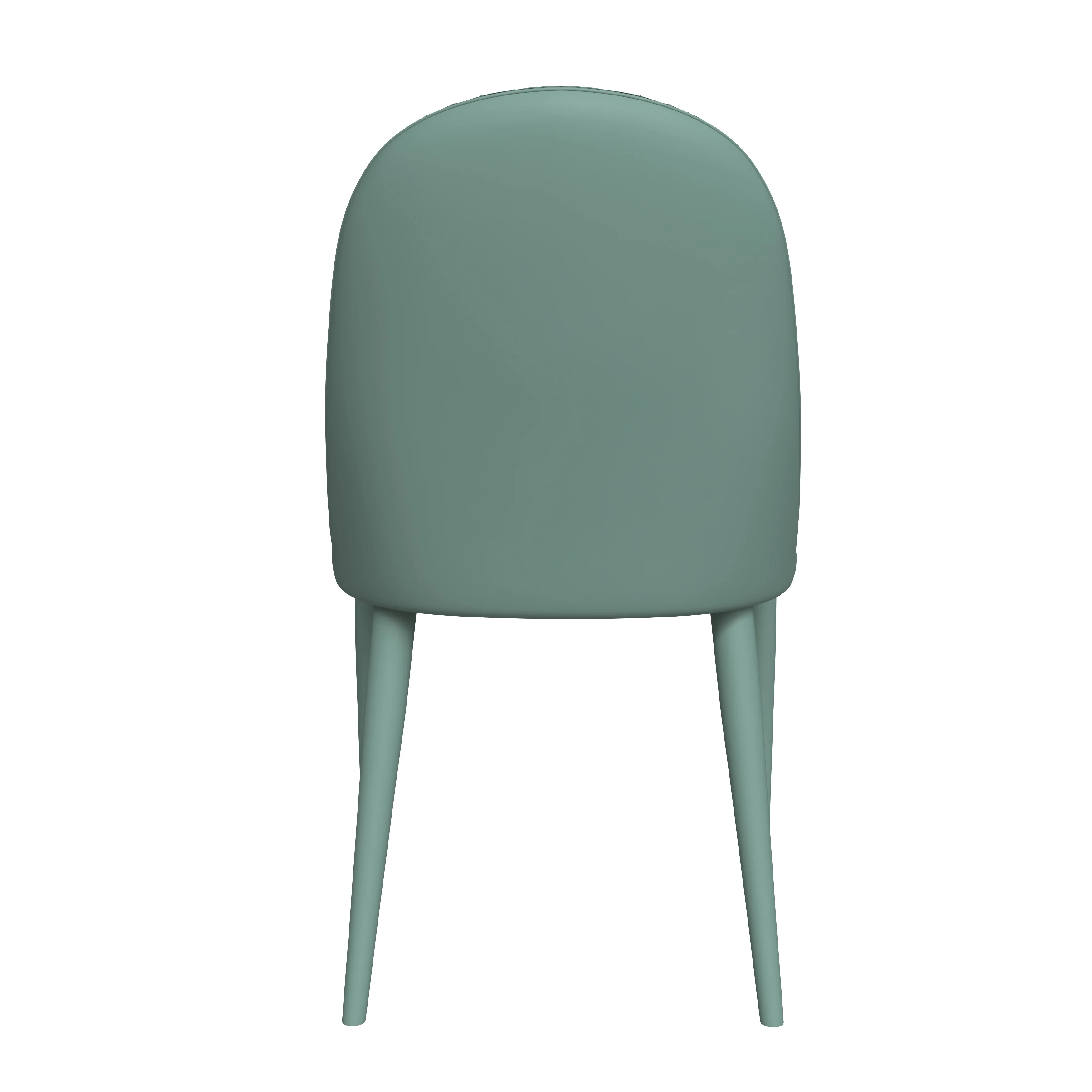 Seville Collection Modern Dining Chair in Green - Set of 4