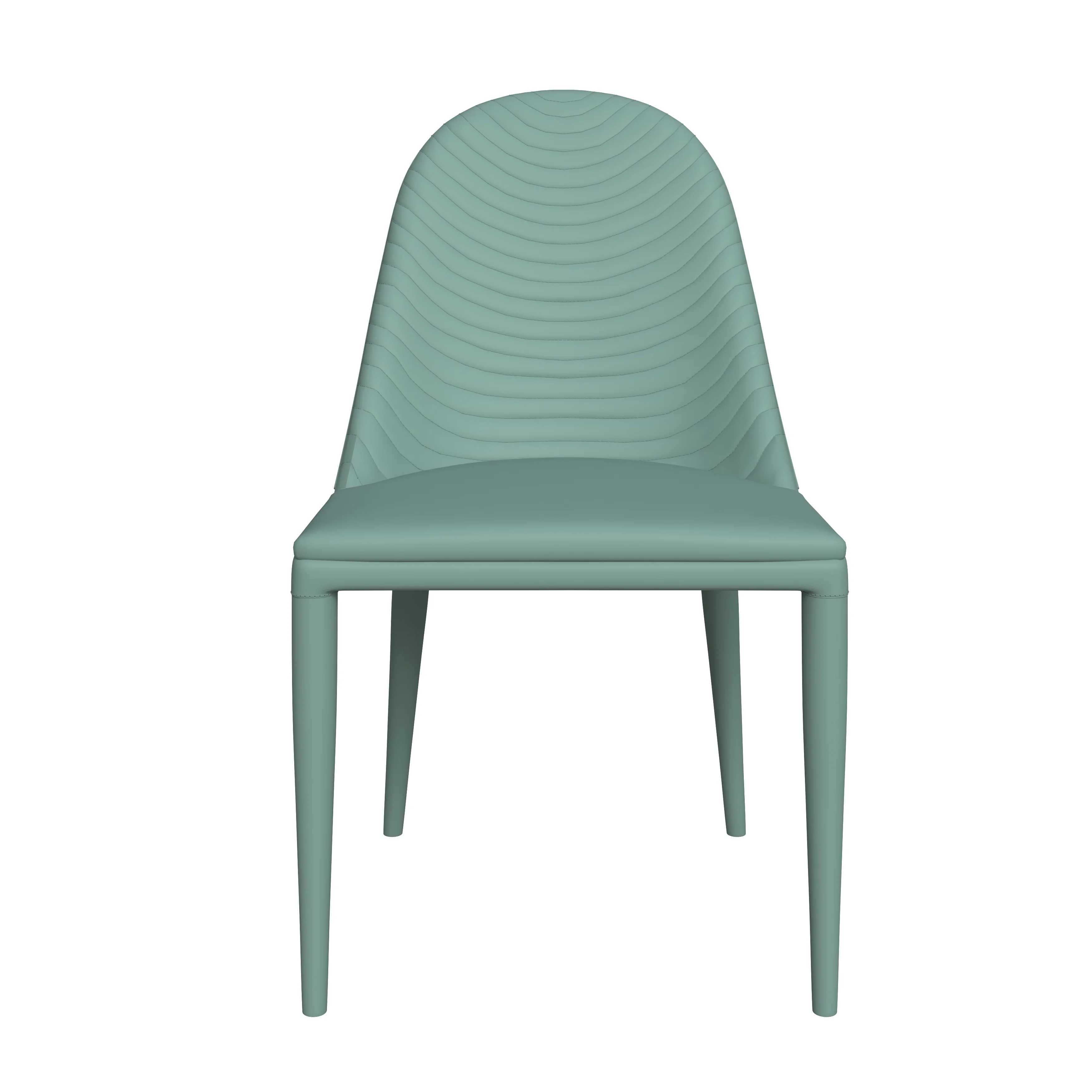 Seville Collection Modern Dining Chair in Green - Set of 4