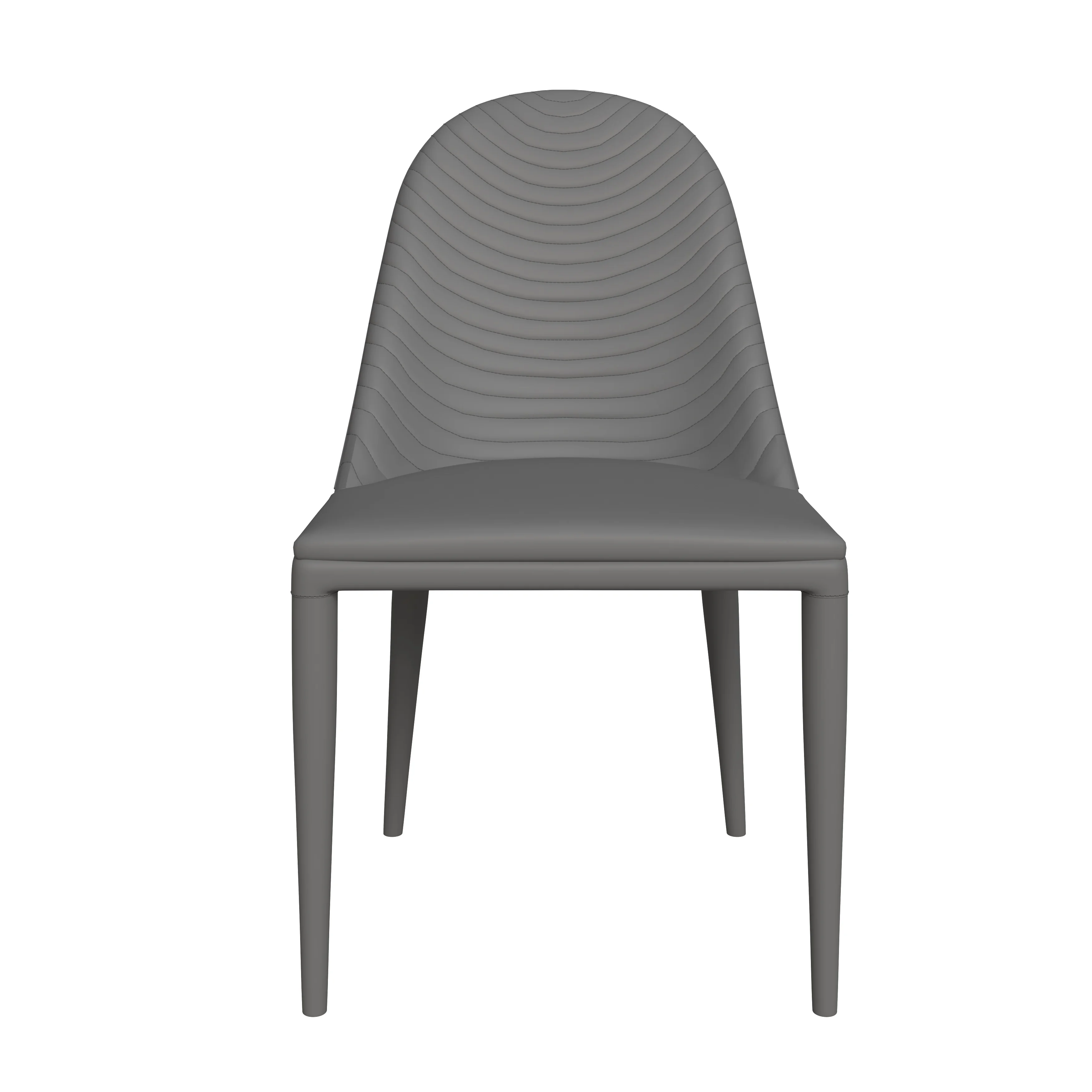 Seville Collection Modern Dining Chair in Grey